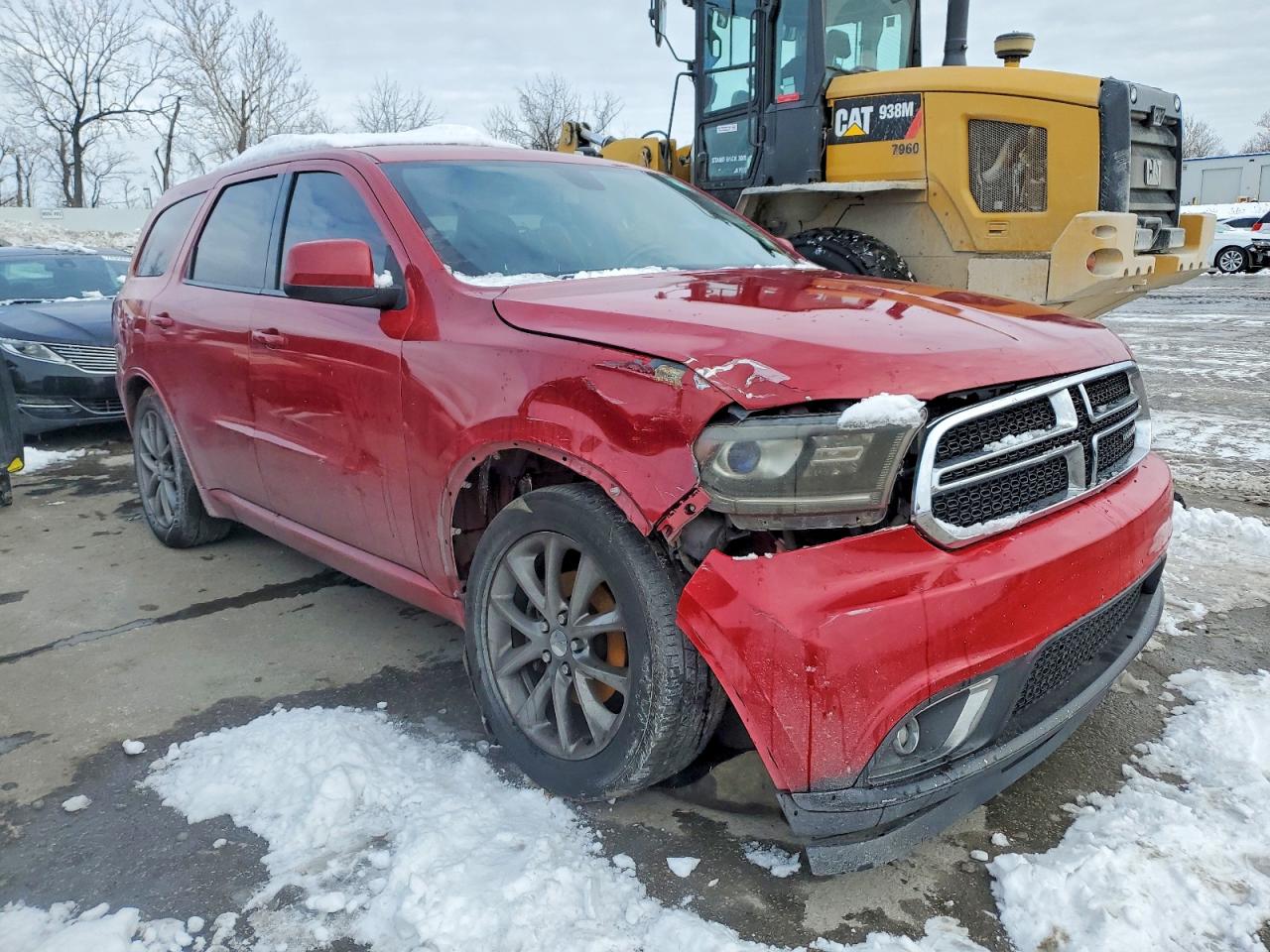 2014 Dodge Durango Sxt Красный vin: 1C4RDHAG5EC370260