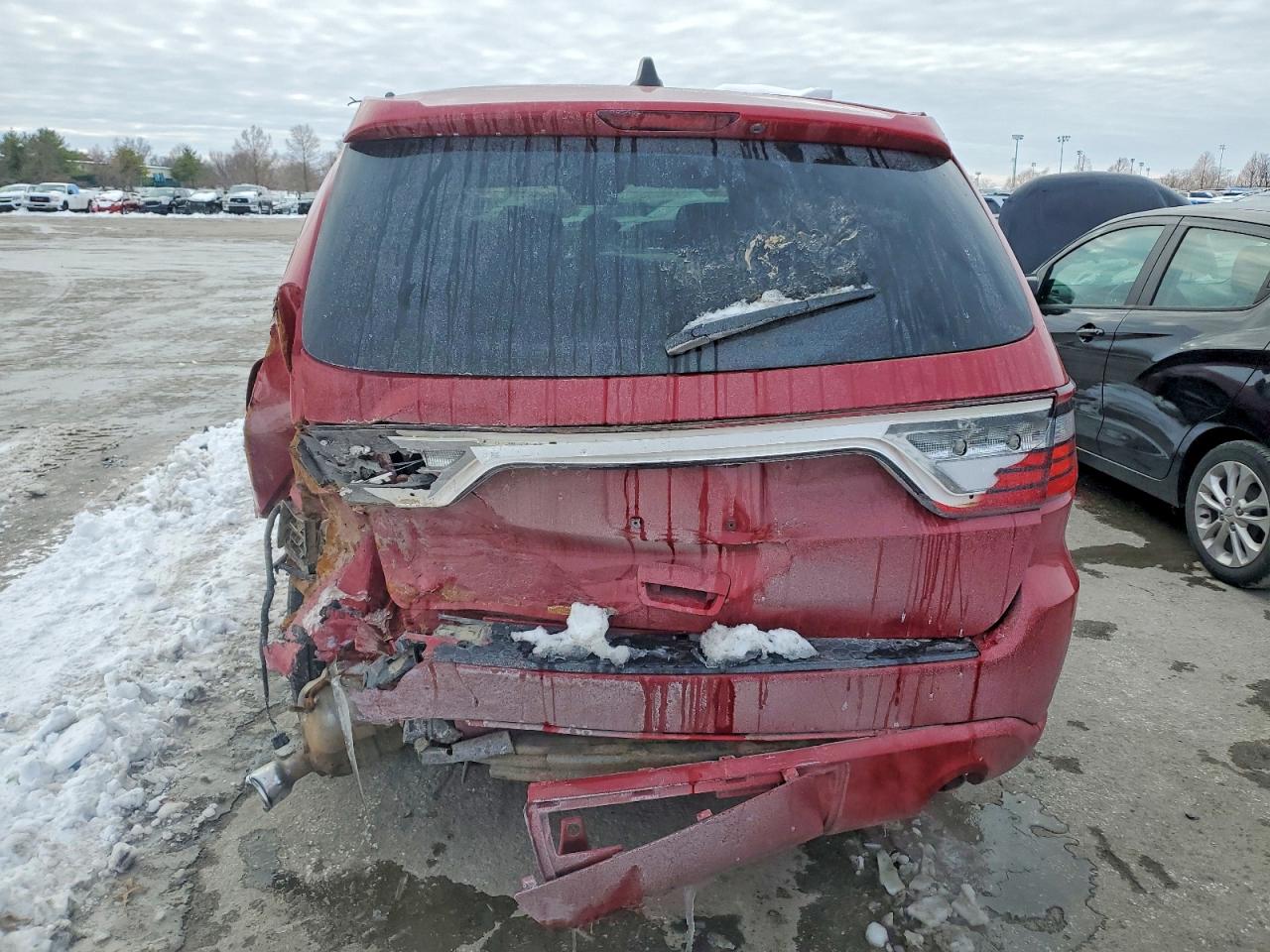 2014 Dodge Durango Sxt Красный vin: 1C4RDHAG5EC370260