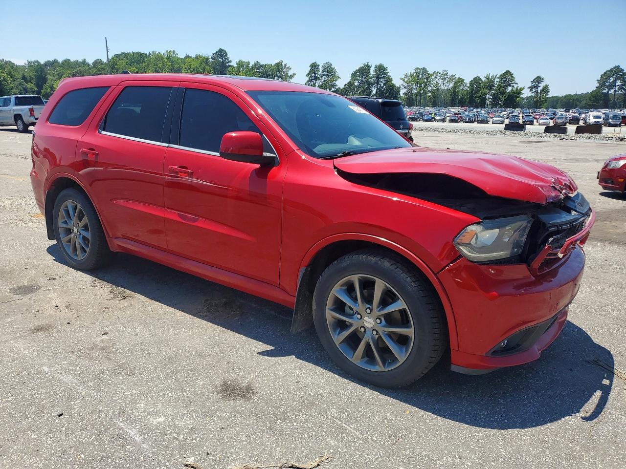 2014 Dodge Durango Sxt Red vin: 1C4RDHAG5EC561256
