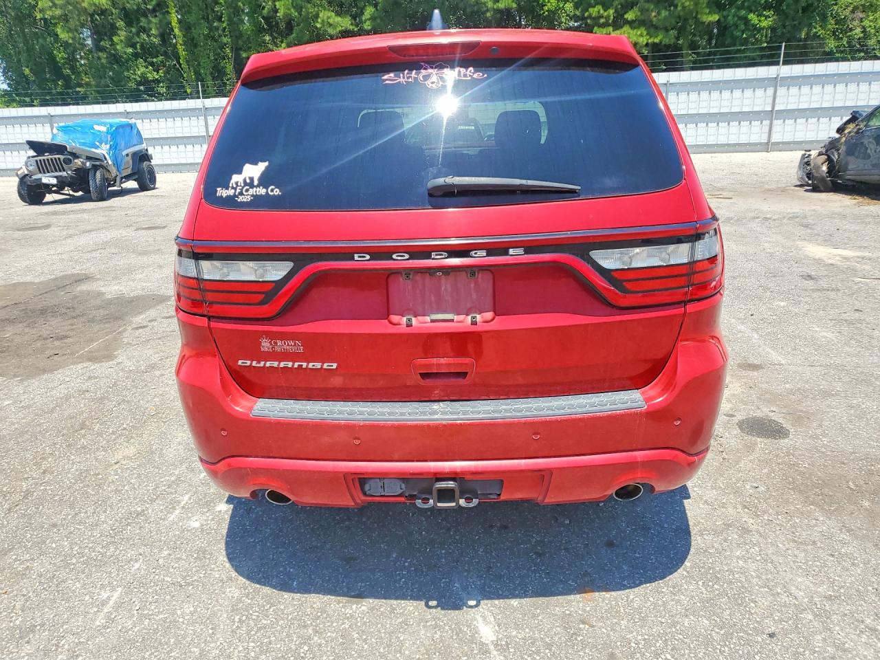 2014 Dodge Durango Sxt Red vin: 1C4RDHAG5EC561256