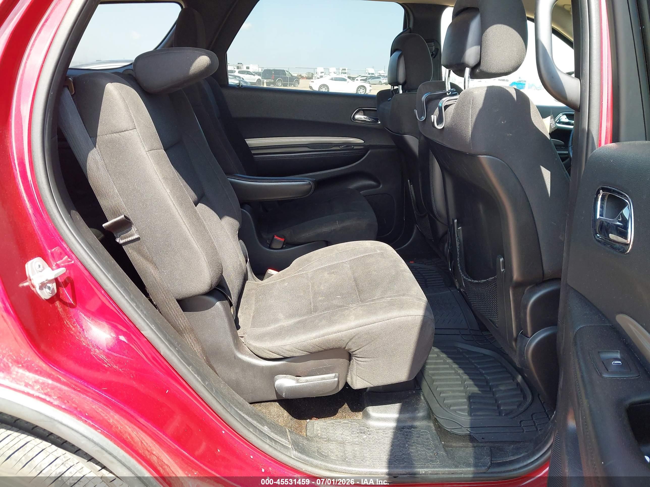2014 Dodge Durango Sxt Red vin: 1C4RDHAG5EC975475