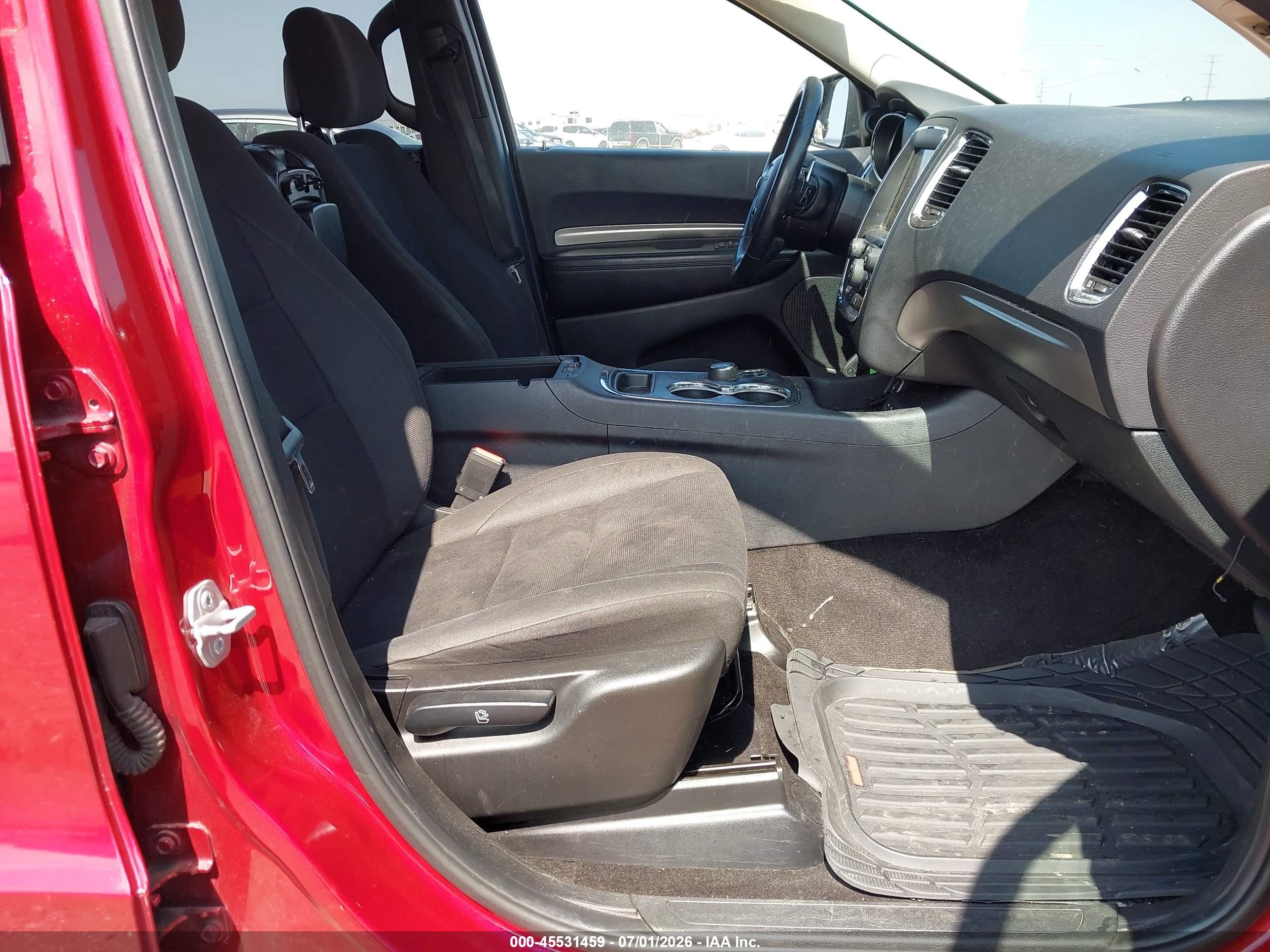 2014 Dodge Durango Sxt Red vin: 1C4RDHAG5EC975475
