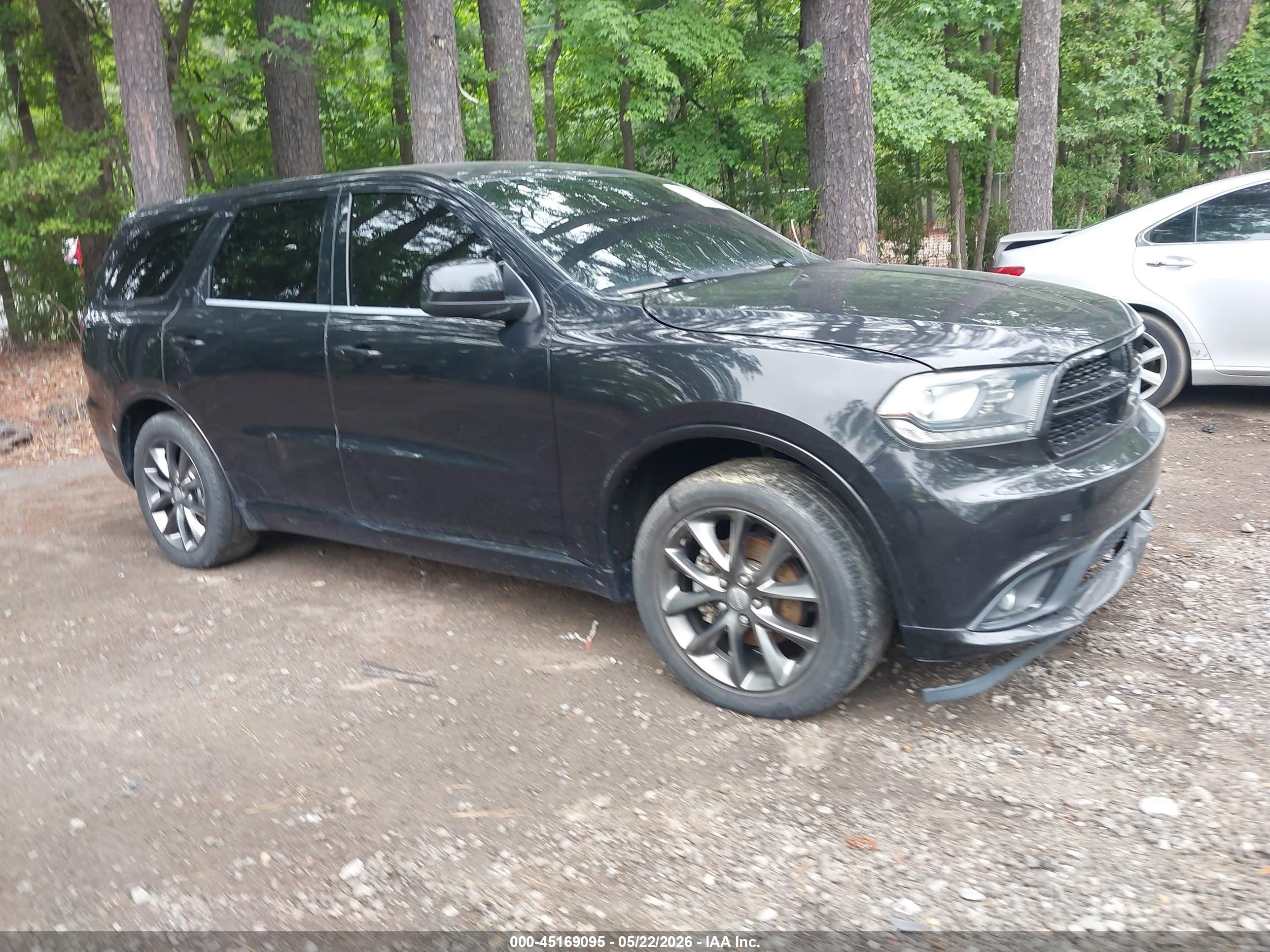 2015 Dodge Durango Sxt Black vin: 1C4RDHAG5FC888175