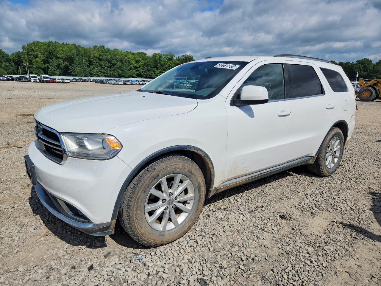 2015 Dodge Durango Sxt White vin: 1C4RDHAG5FC906853
