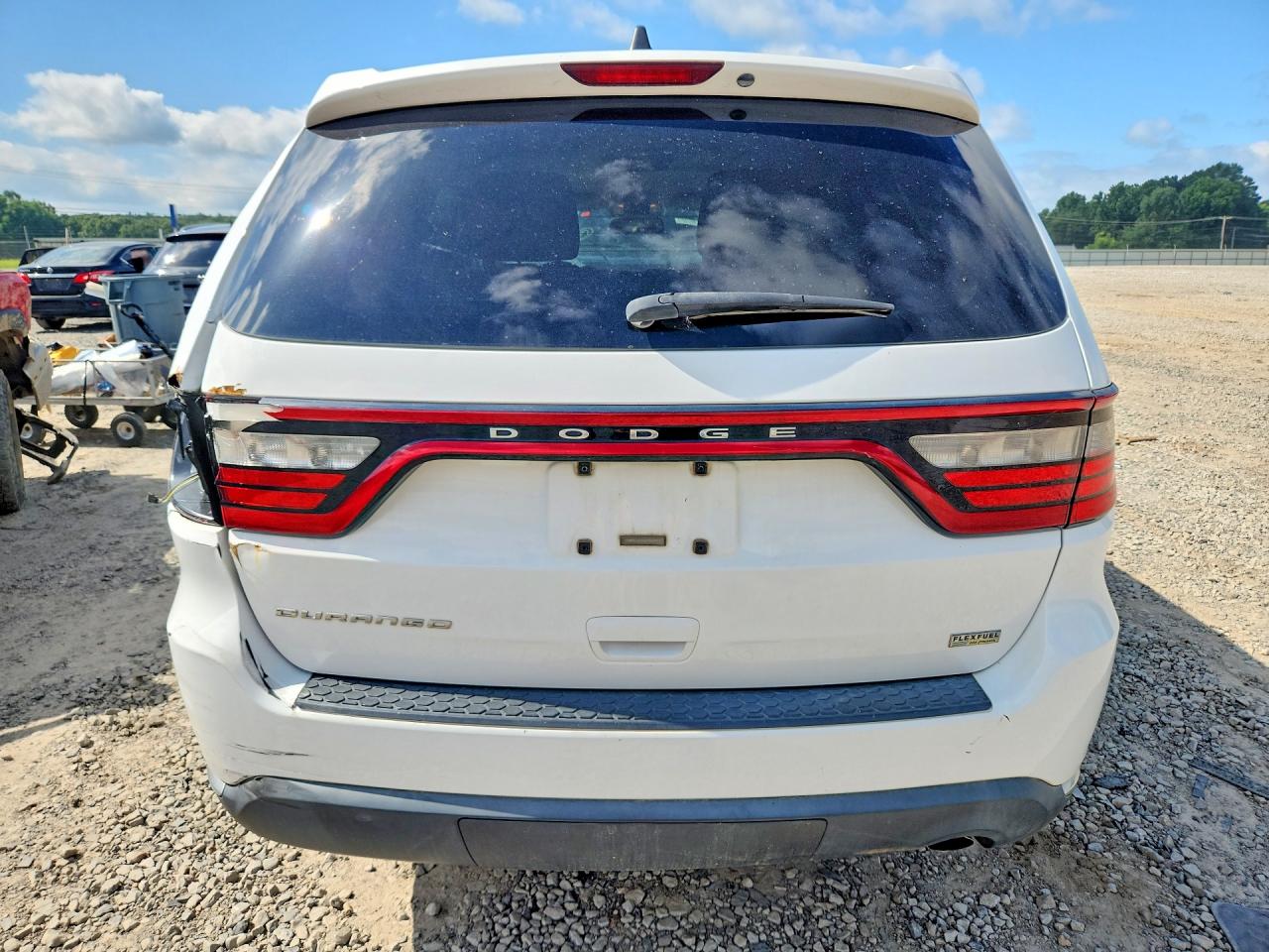 2015 Dodge Durango Sxt White vin: 1C4RDHAG5FC906853