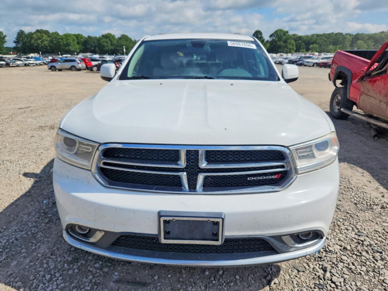 2015 Dodge Durango Sxt White vin: 1C4RDHAG5FC906853