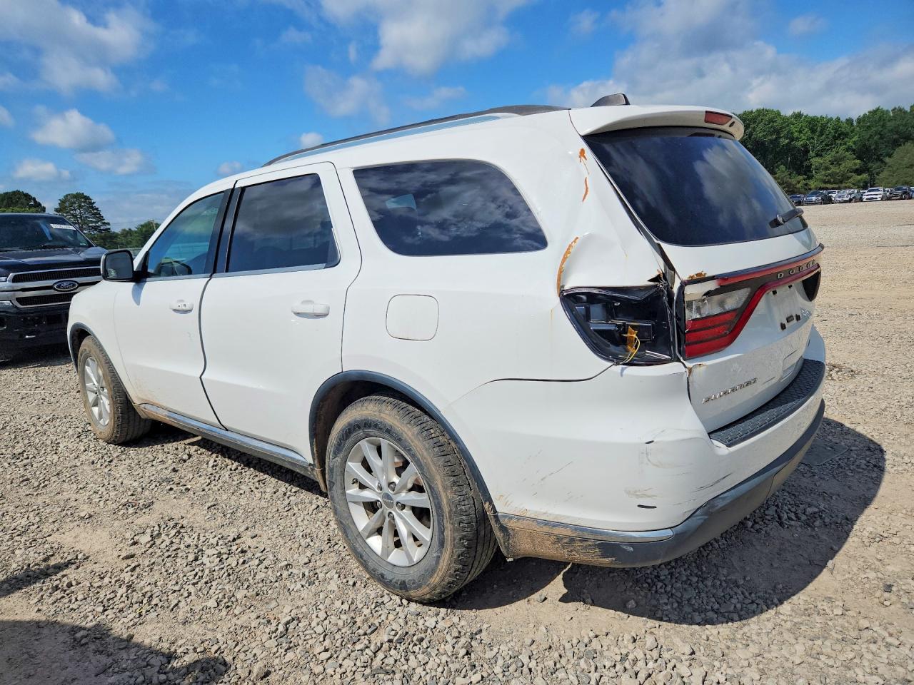 2015 Dodge Durango Sxt White vin: 1C4RDHAG5FC906853