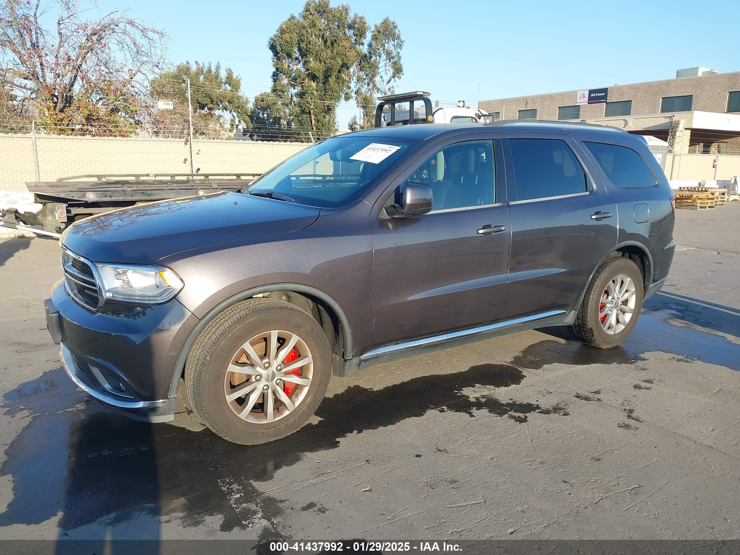 2016 Dodge Durango Sxt Gray vin: 1C4RDHAG5GC424384