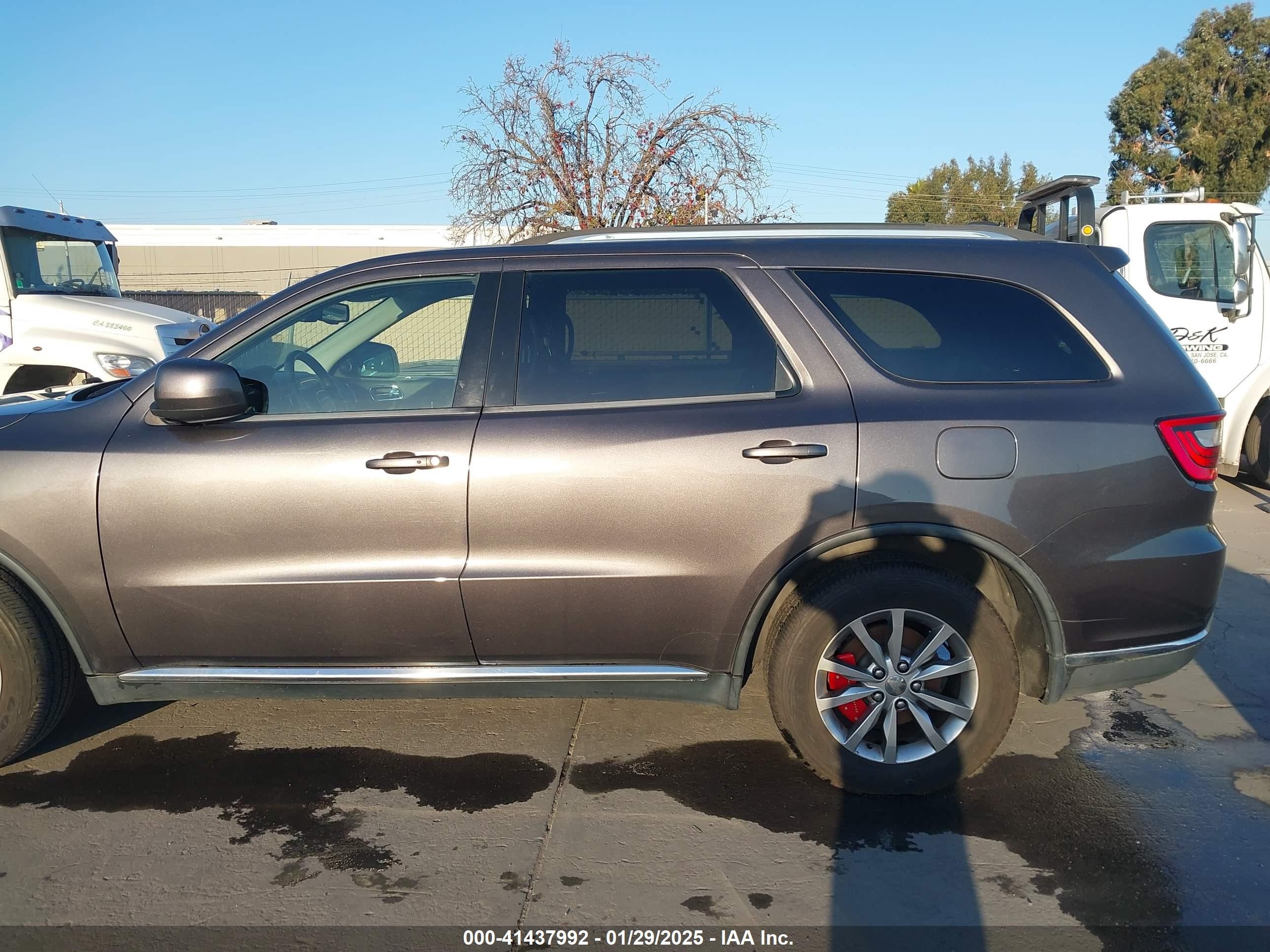 2016 Dodge Durango Sxt Gray vin: 1C4RDHAG5GC424384