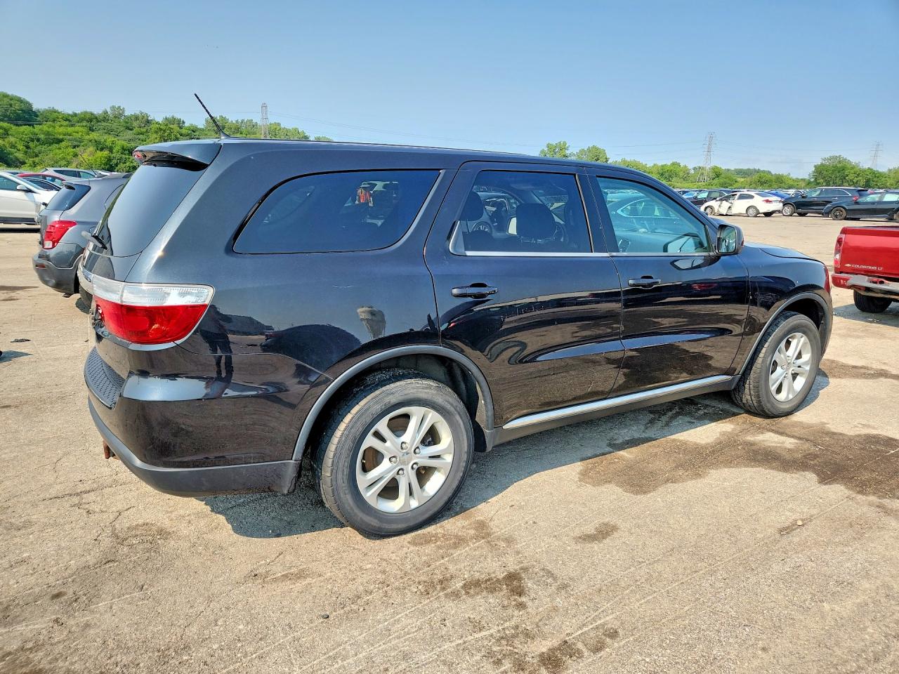 2012 Dodge Durango Sxt Black vin: 1C4RDHAG6CC335854