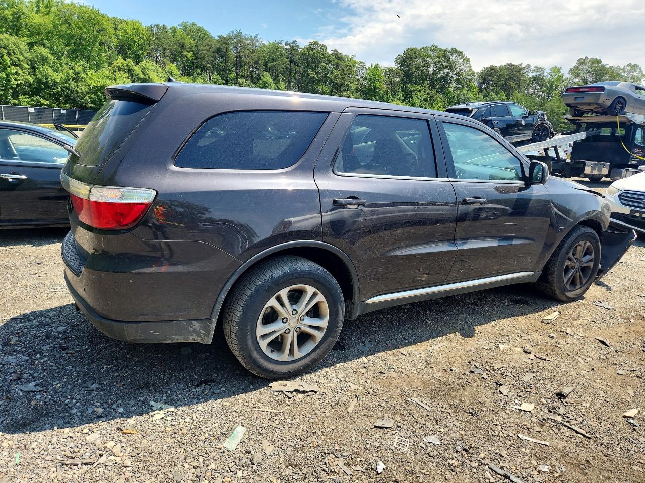 2013 Dodge Durango Sxt Brown vin: 1C4RDHAG6DC500125