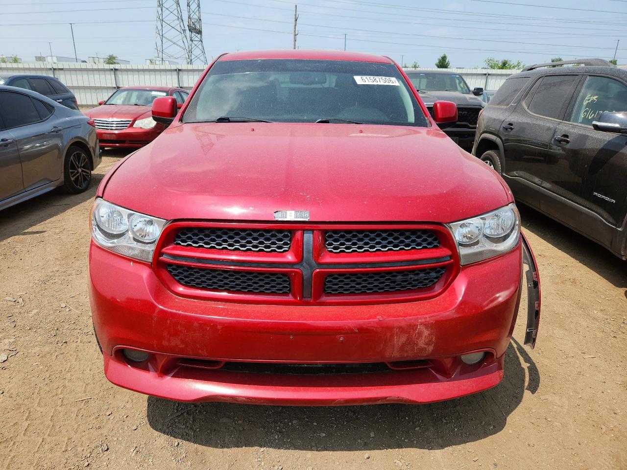 2013 Dodge Durango Sxt Красный vin: 1C4RDHAG6DC571891