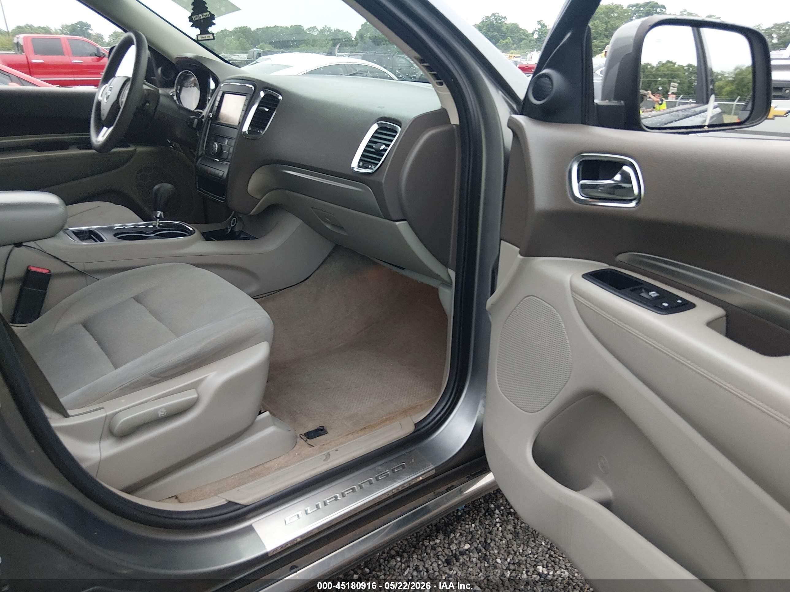 2013 Dodge Durango Sxt Gray vin: 1C4RDHAG6DC608230