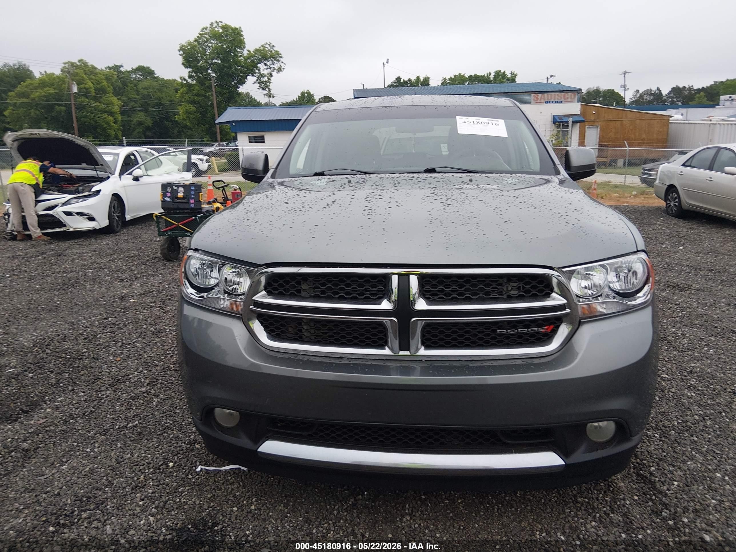 2013 Dodge Durango Sxt Gray vin: 1C4RDHAG6DC608230