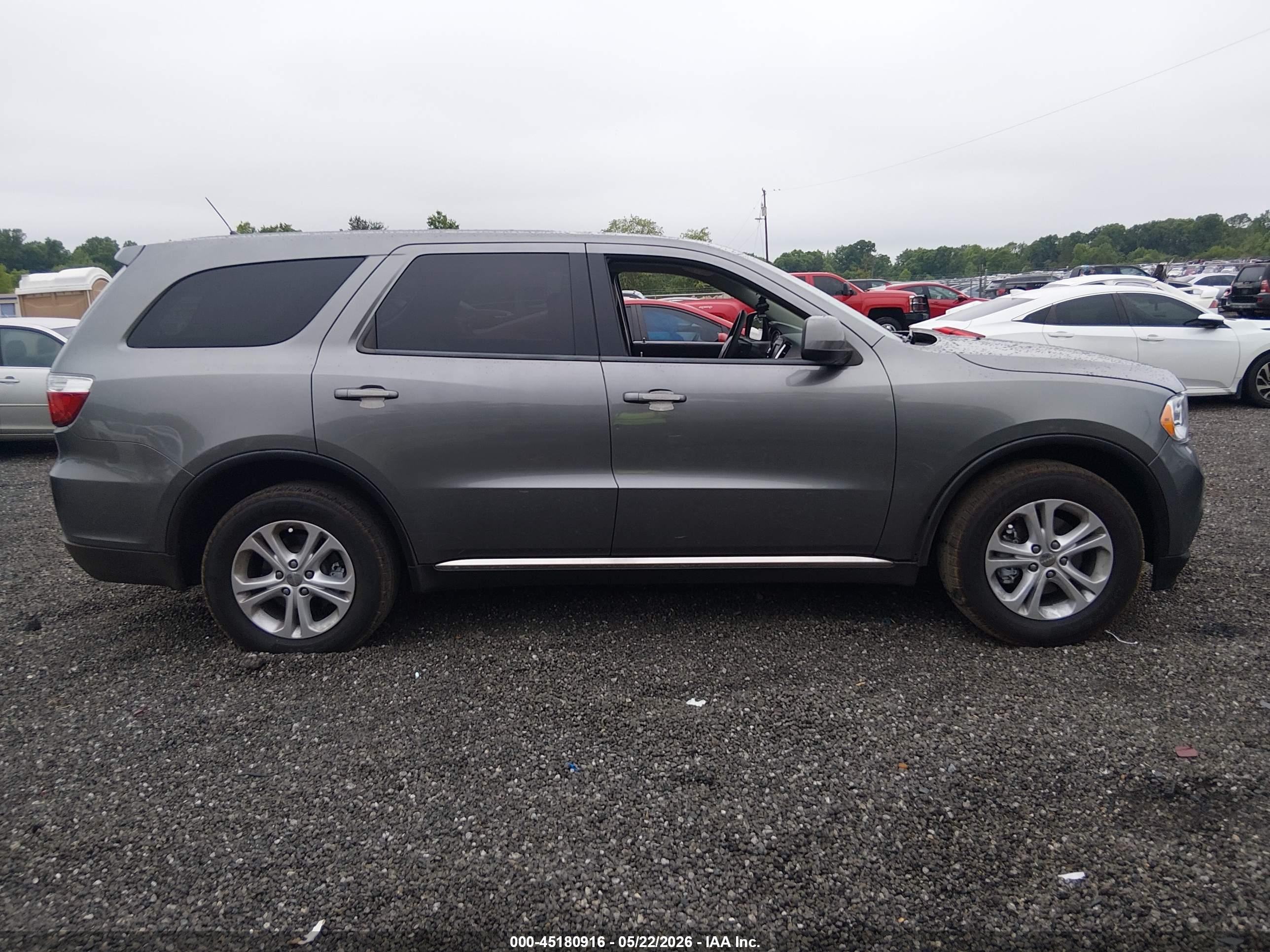2013 Dodge Durango Sxt Gray vin: 1C4RDHAG6DC608230