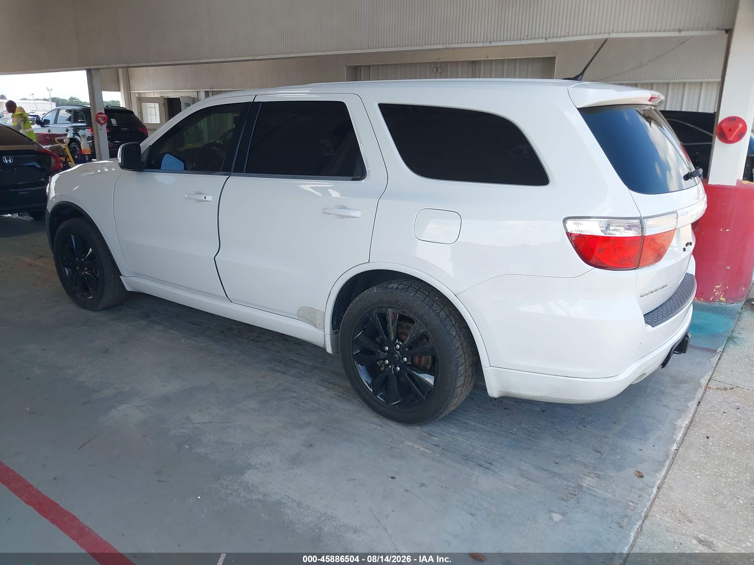 2013 Dodge Durango Sxt White vin: 1C4RDHAG6DC669657