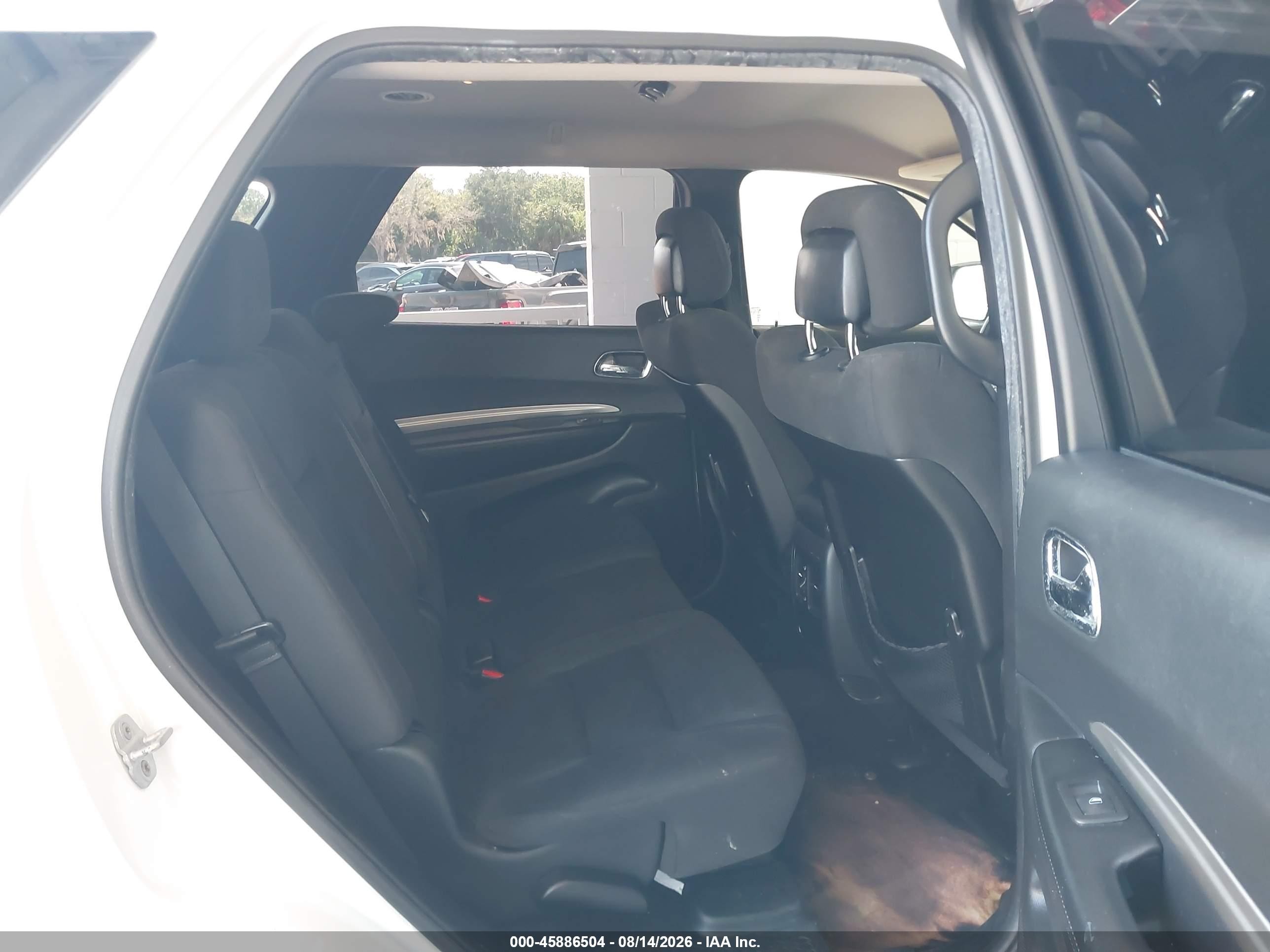 2013 Dodge Durango Sxt White vin: 1C4RDHAG6DC669657
