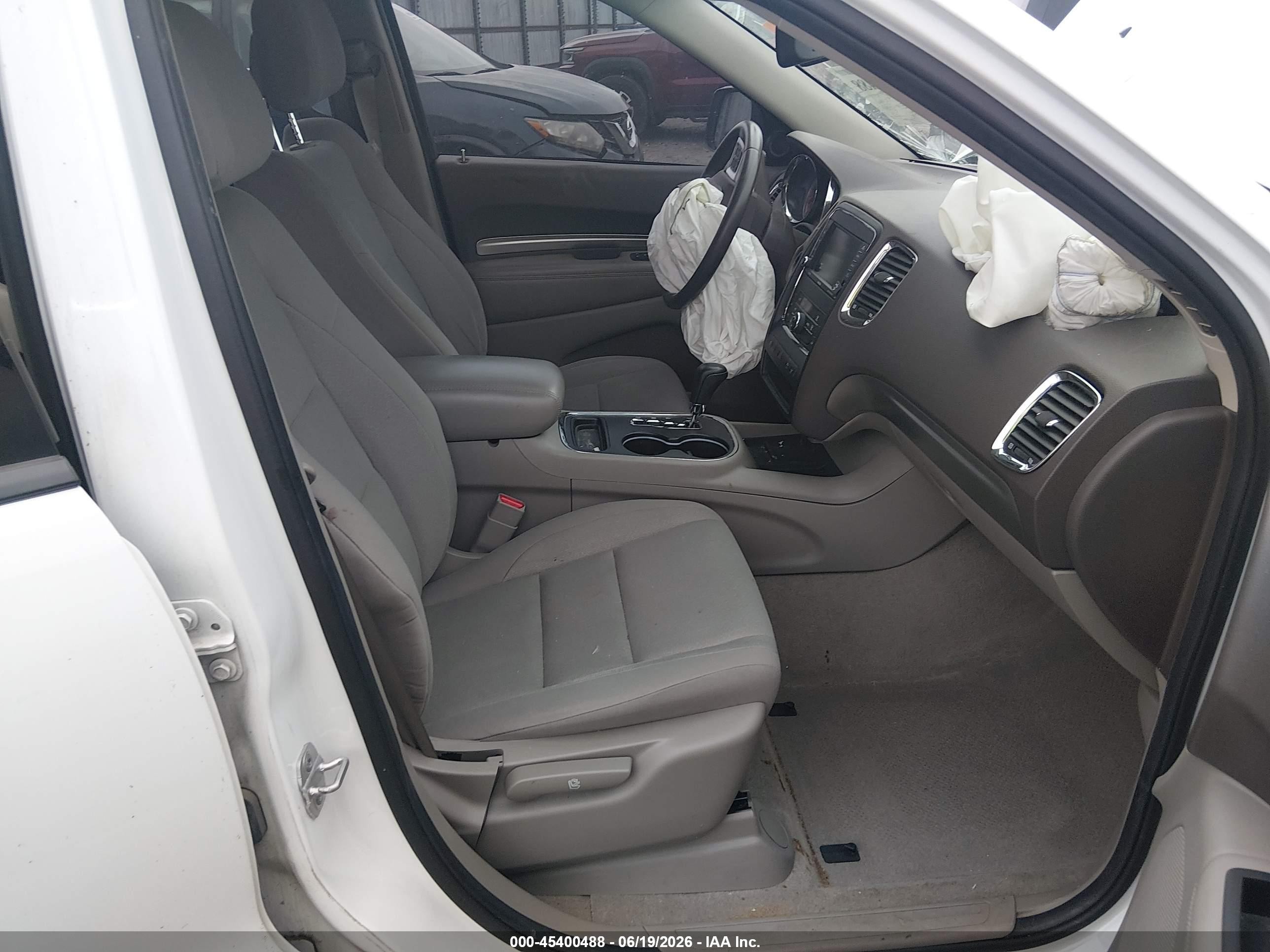 2013 Dodge Durango Sxt White vin: 1C4RDHAG6DC694719