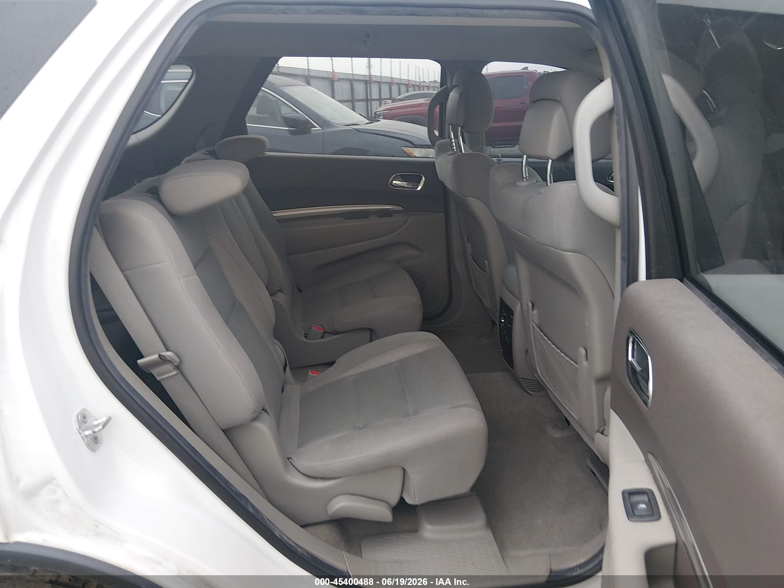2013 Dodge Durango Sxt White vin: 1C4RDHAG6DC694719