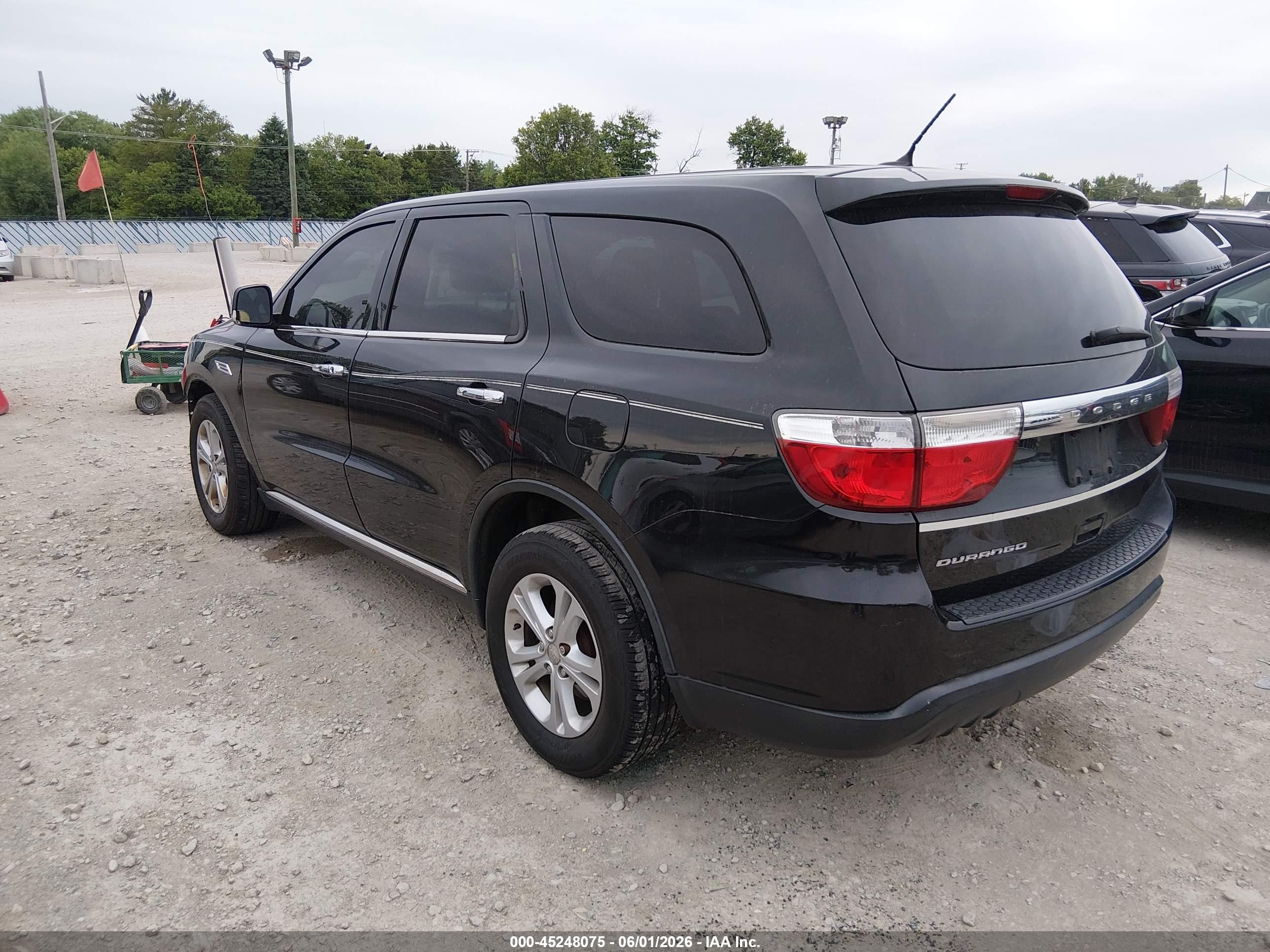 2013 Dodge Durango Sxt Черный vin: 1C4RDHAG6DC694896