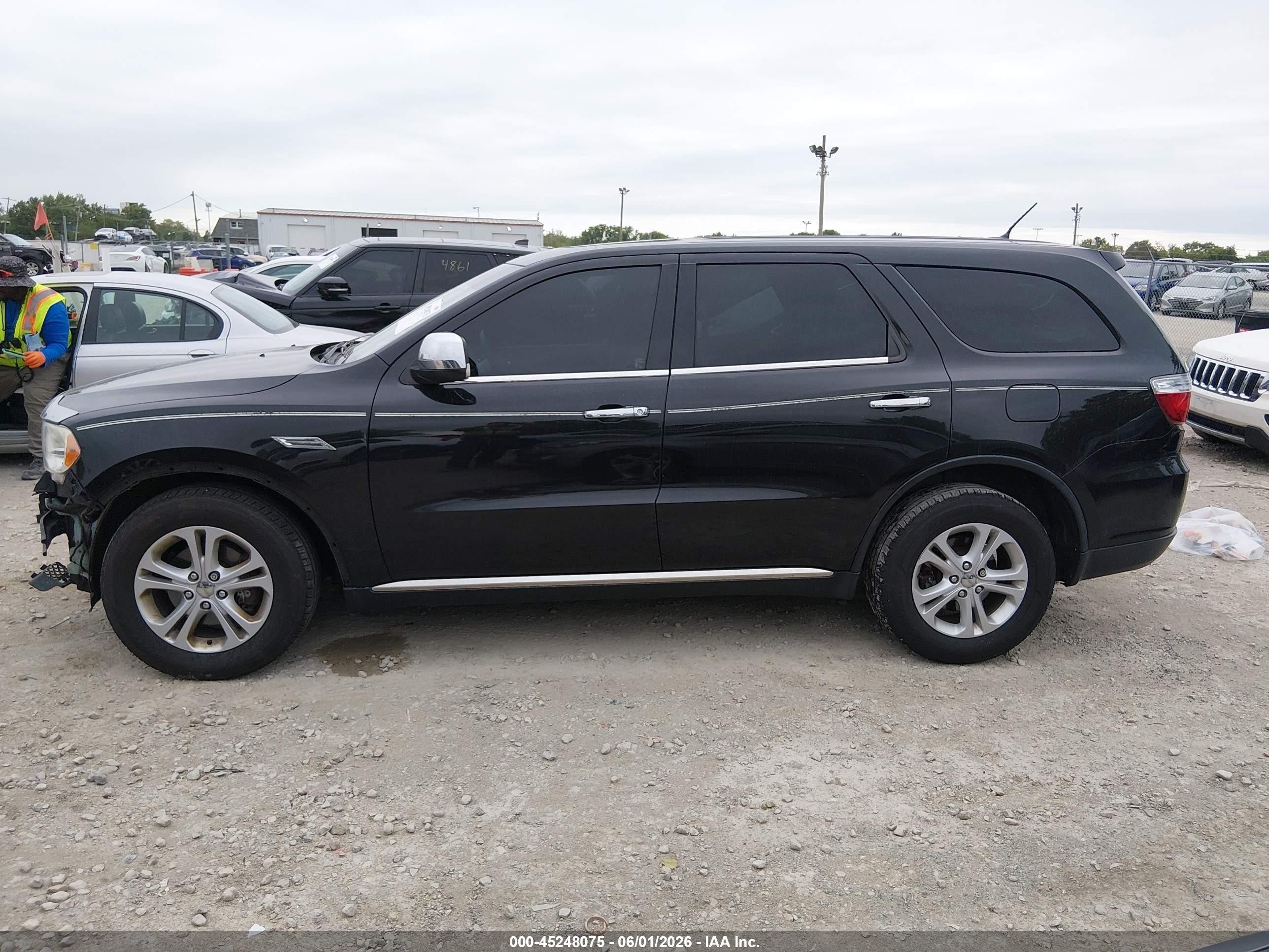 2013 Dodge Durango Sxt Черный vin: 1C4RDHAG6DC694896