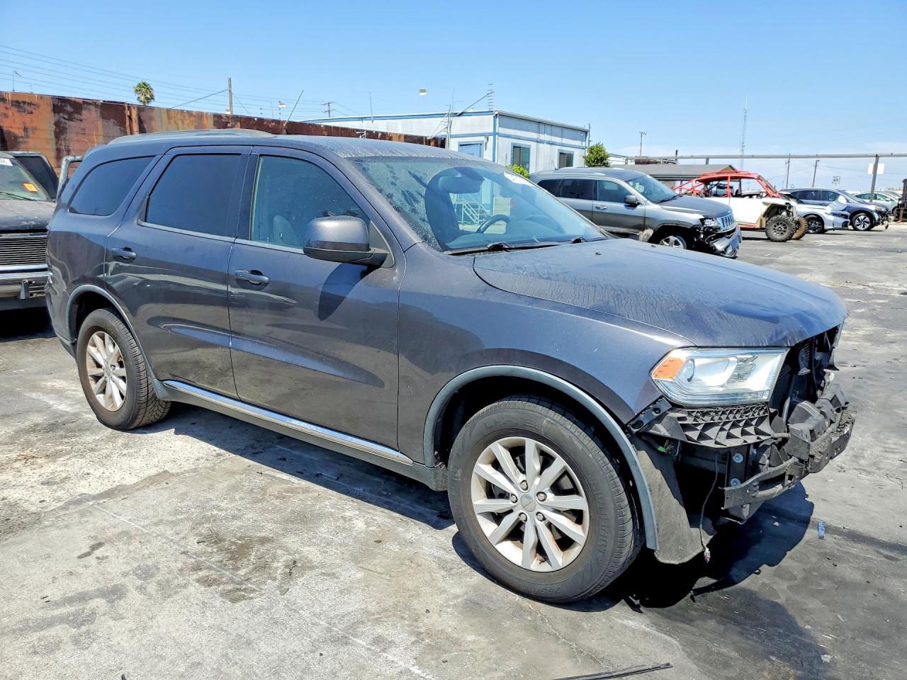 2014 Dodge Durango Sxt Серый vin: 1C4RDHAG6EC390663