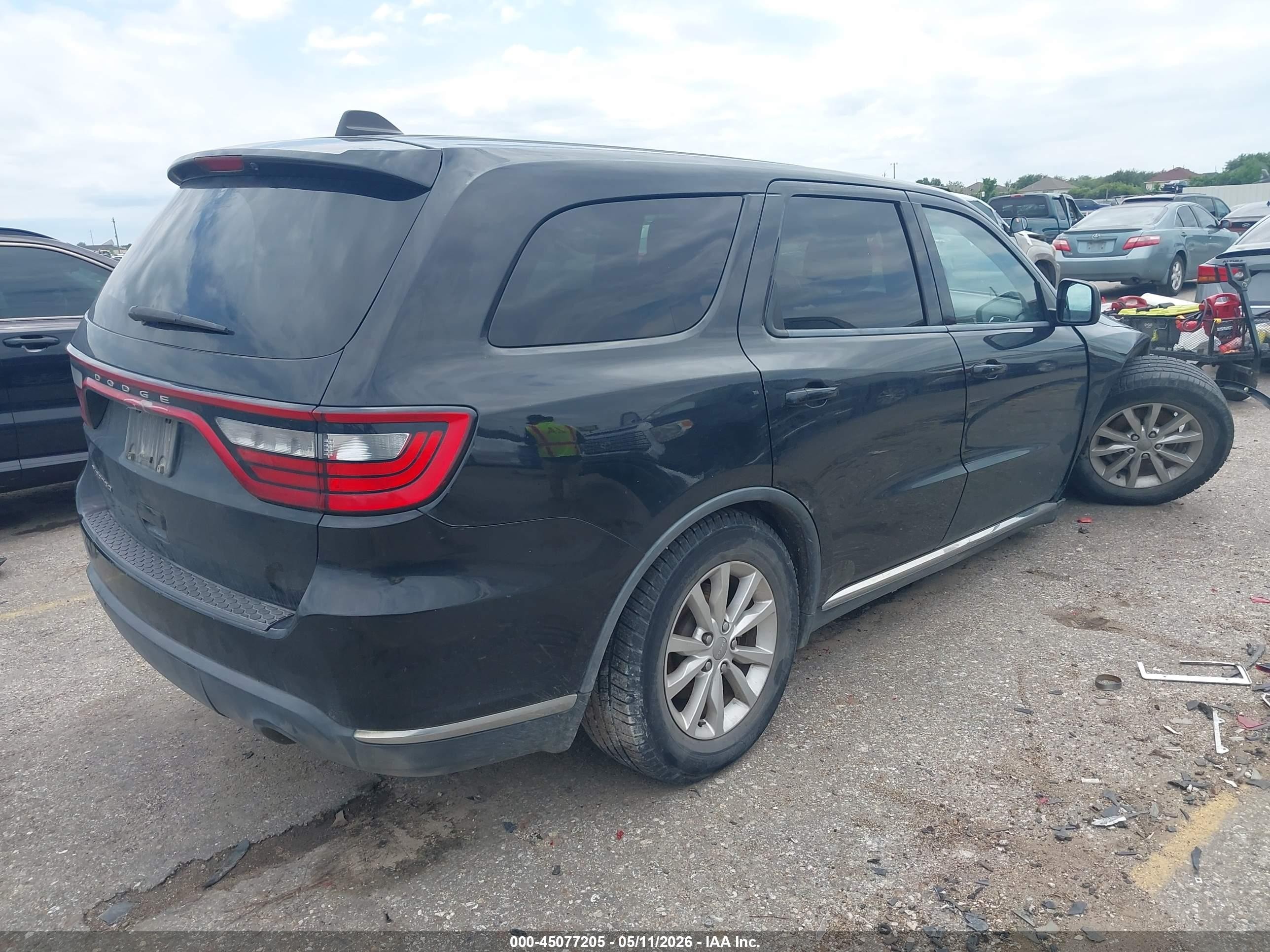 2014 Dodge Durango Sxt Черный vin: 1C4RDHAG6EC560455