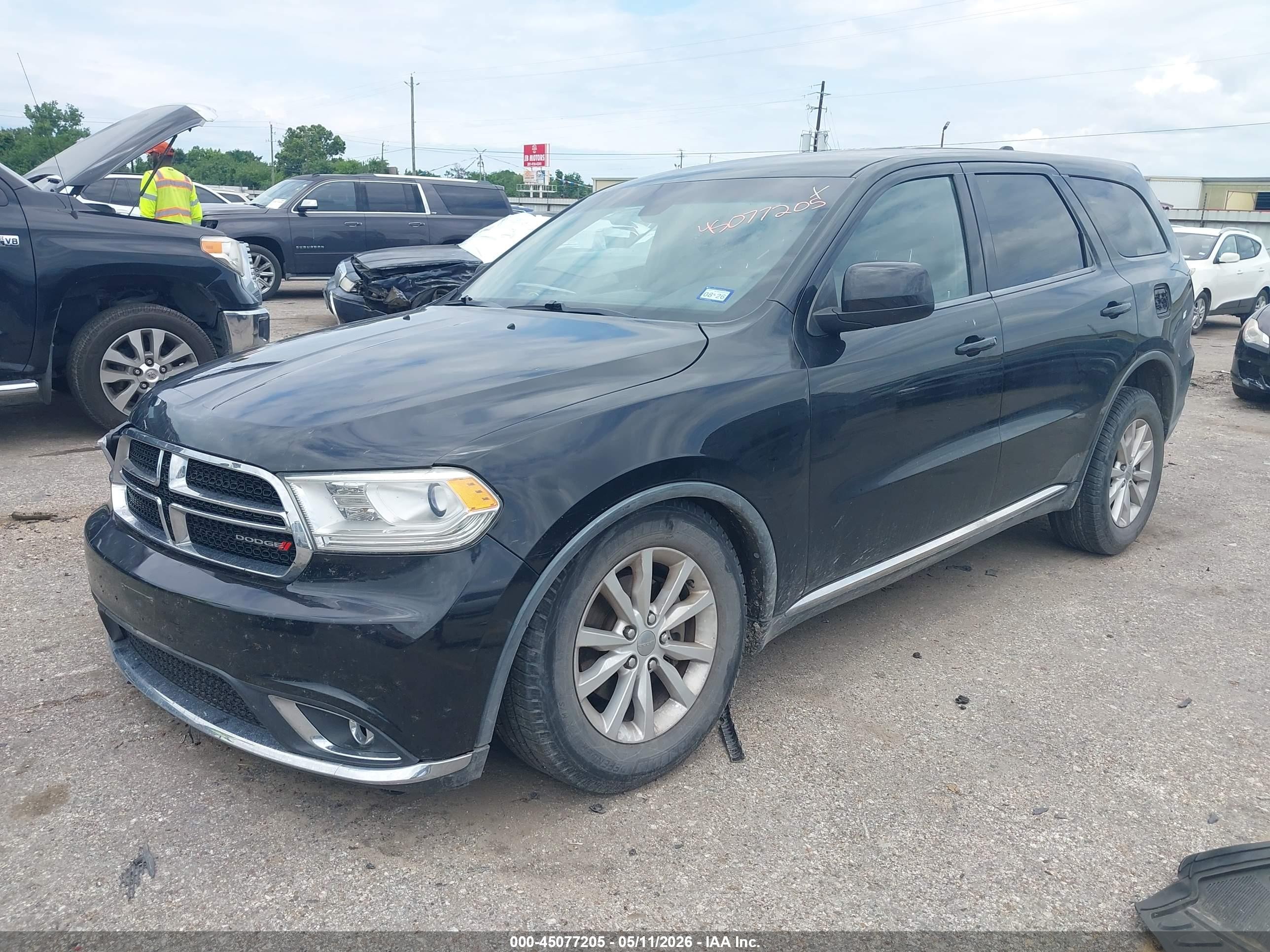 2014 Dodge Durango Sxt Черный vin: 1C4RDHAG6EC560455