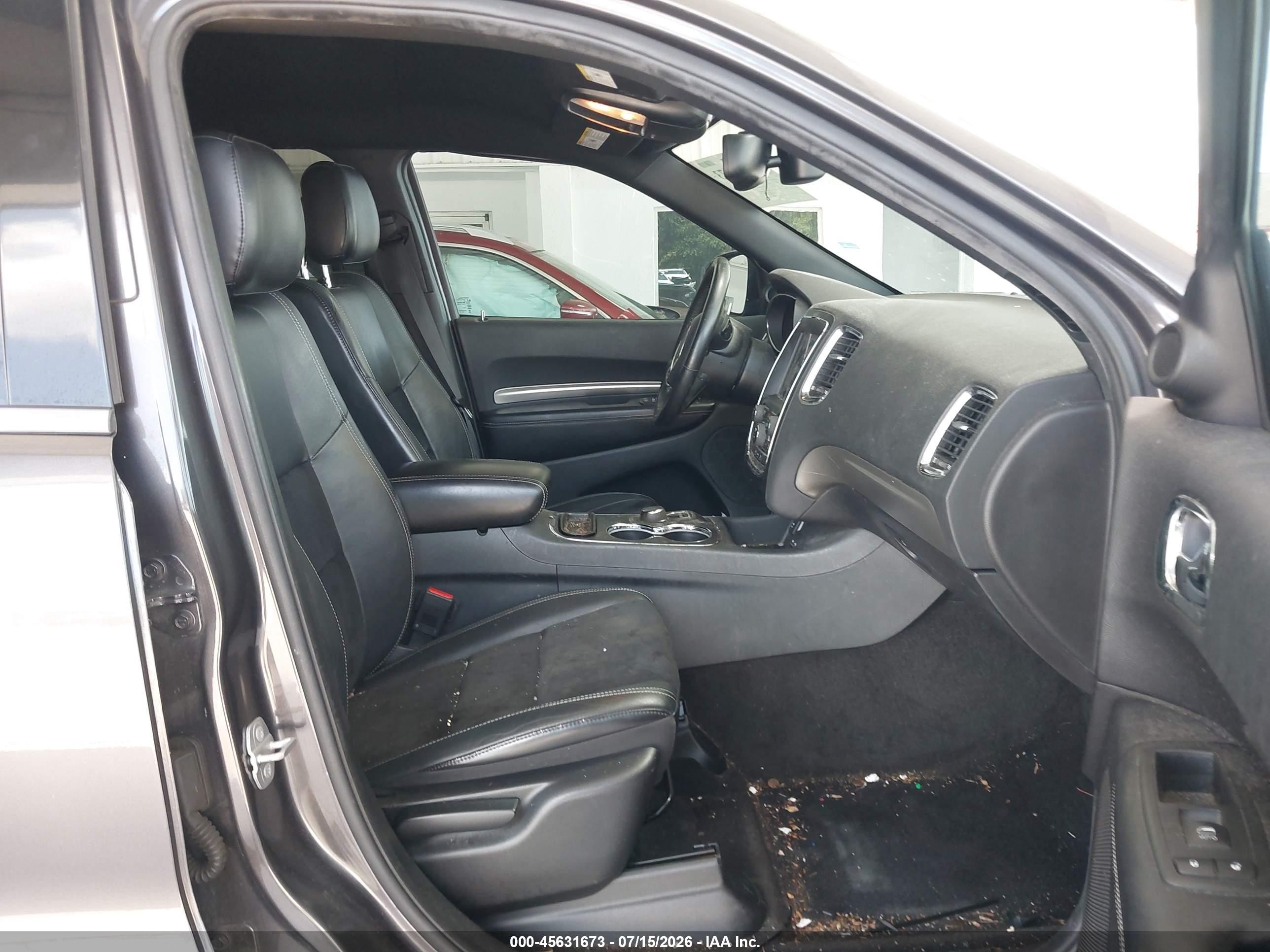 2015 Dodge Durango Sxt Gray vin: 1C4RDHAG6FC127378