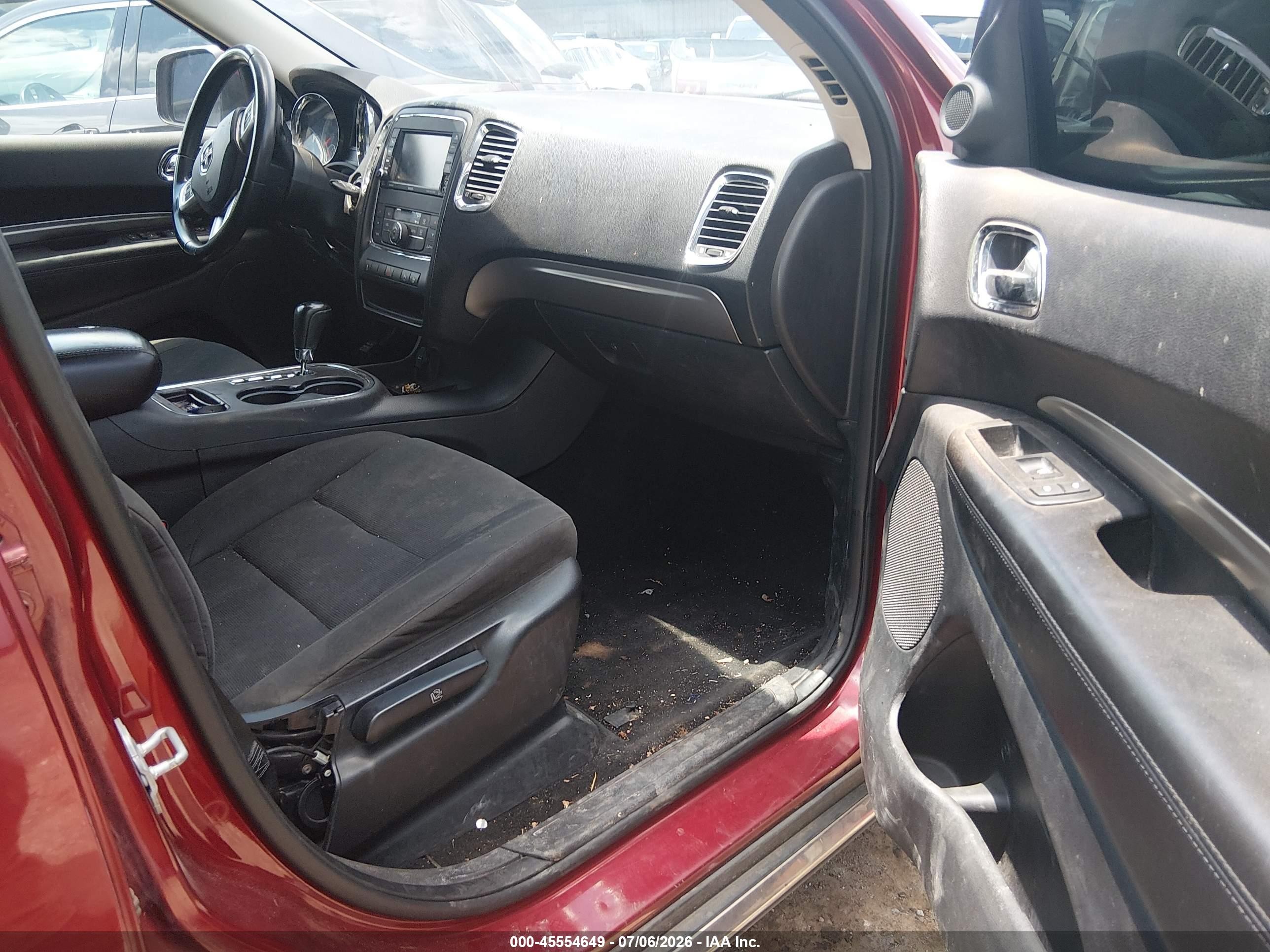 2013 Dodge Durango Sxt Red vin: 1C4RDHAG7DC678397