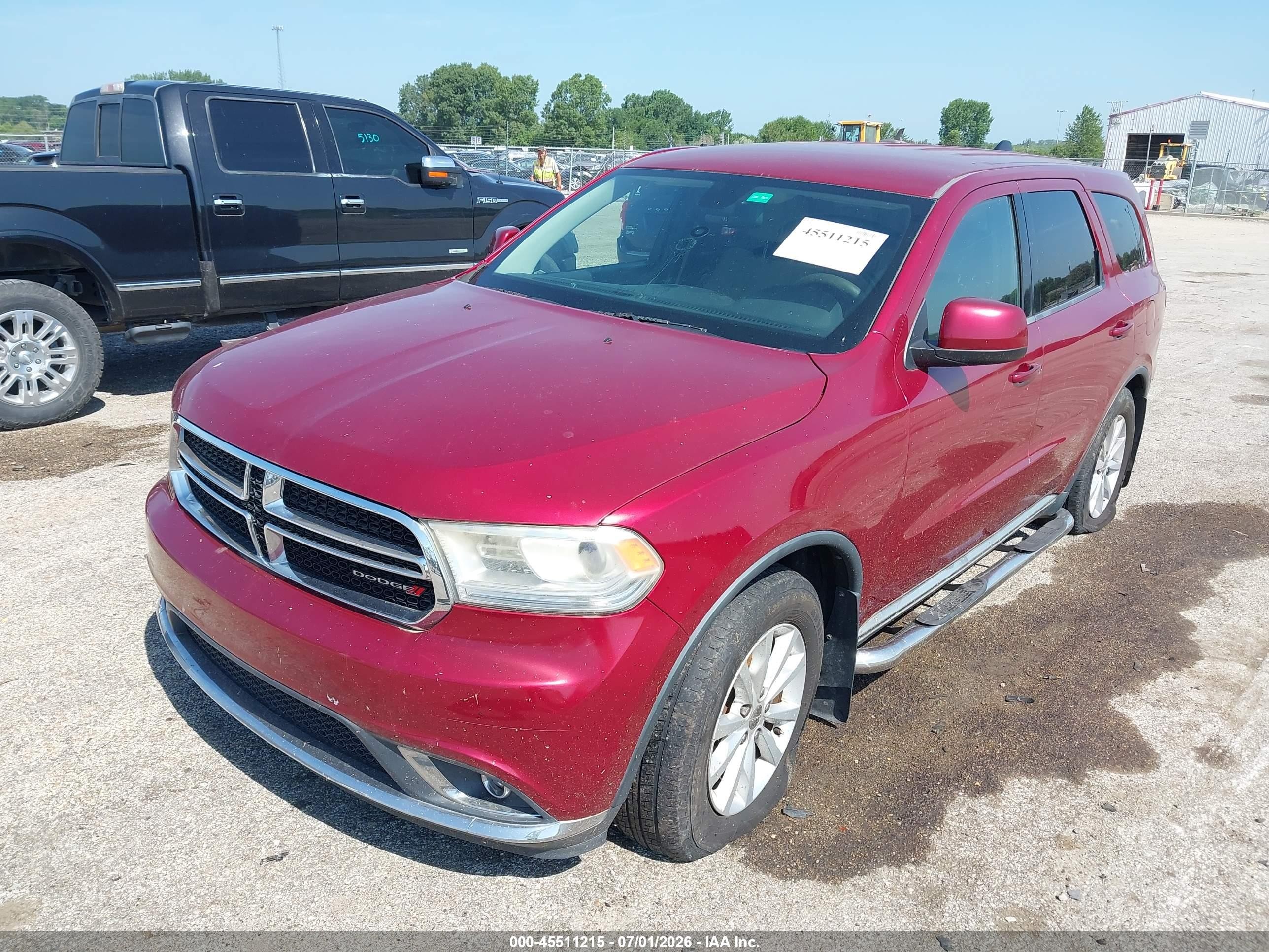 2014 Dodge Durango Sxt Burgundy vin: 1C4RDHAG7EC277871