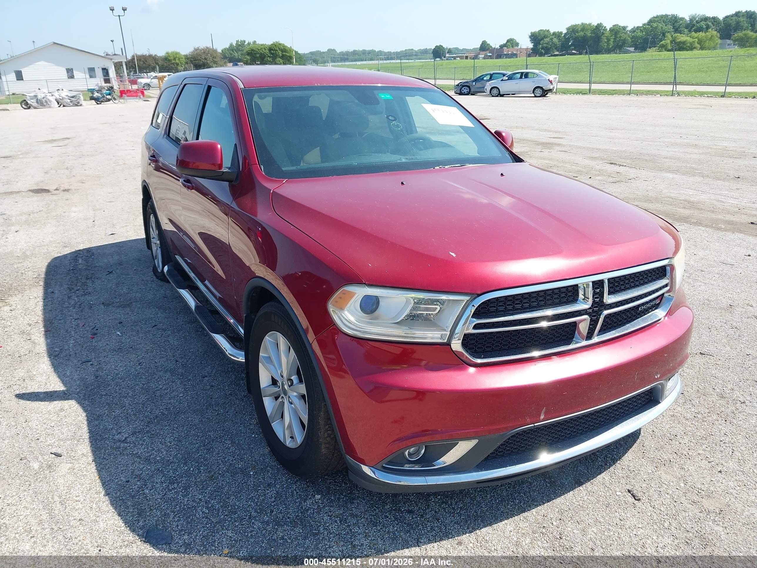 2014 Dodge Durango Sxt Burgundy vin: 1C4RDHAG7EC277871