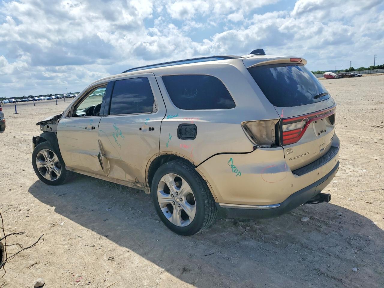 2014 Dodge Durango Sxt Gold vin: 1C4RDHAG7EC353668