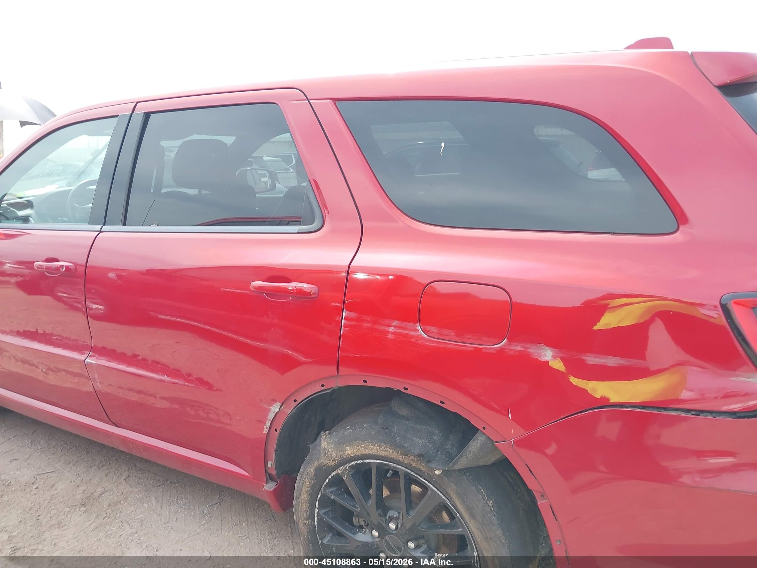 2015 Dodge Durango Sxt Red vin: 1C4RDHAG7FC201455