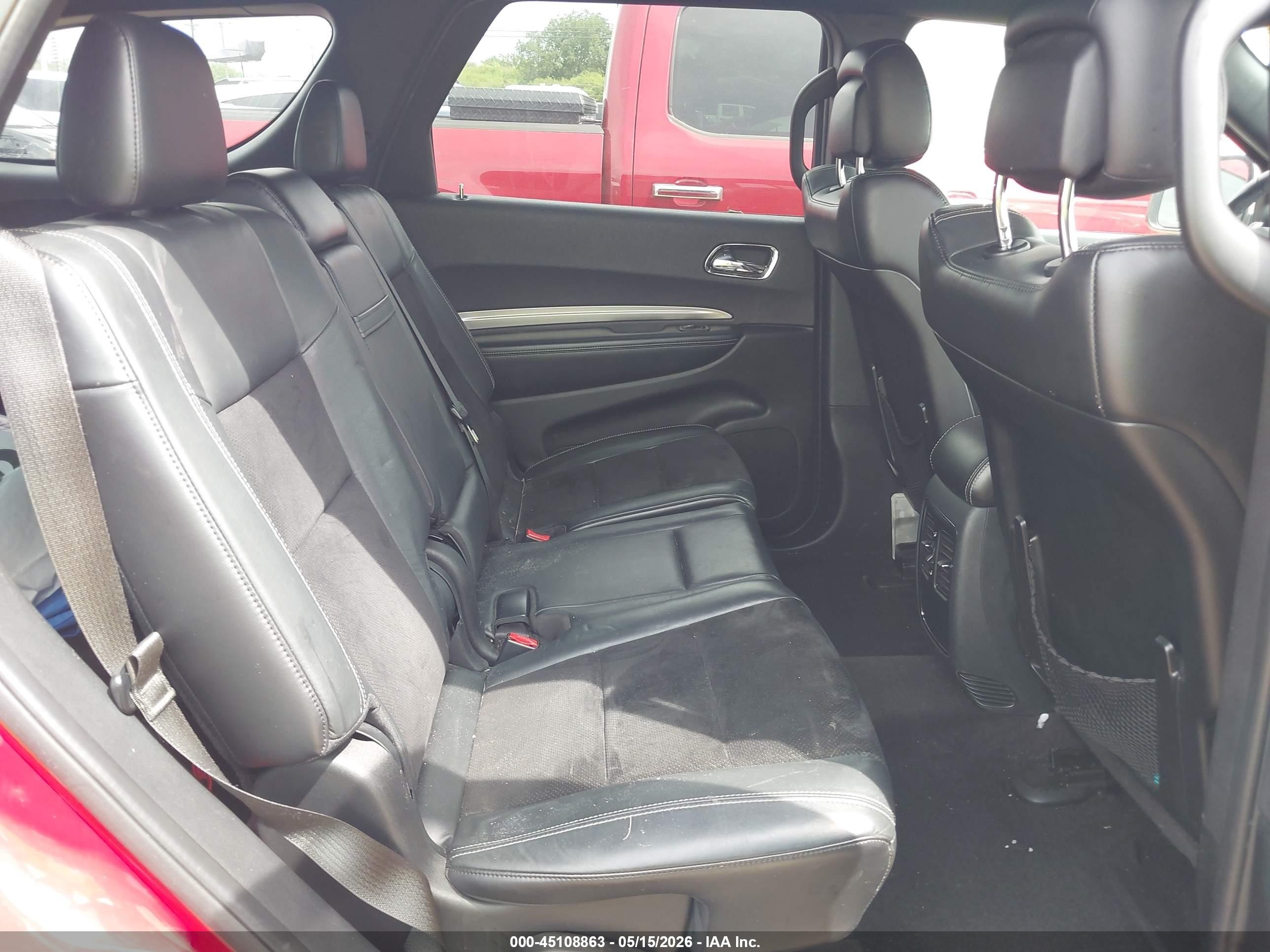 2015 Dodge Durango Sxt Red vin: 1C4RDHAG7FC201455