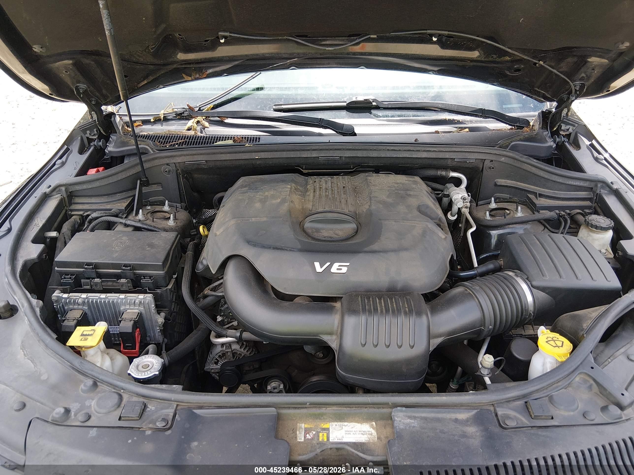 2015 Dodge Durango Sxt Черный vin: 1C4RDHAG7FC801215
