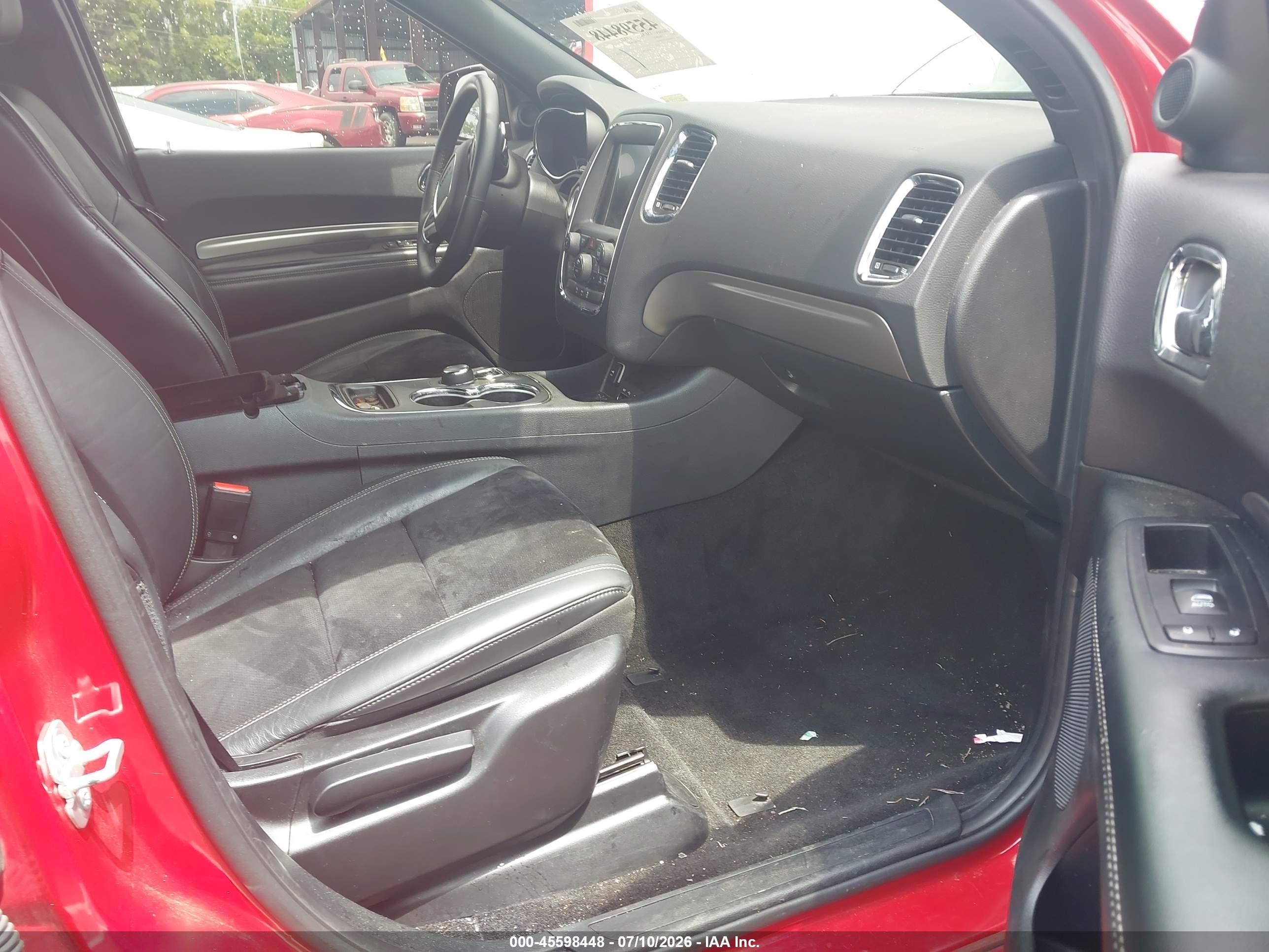 2015 Dodge Durango Sxt Red vin: 1C4RDHAG7FC836921