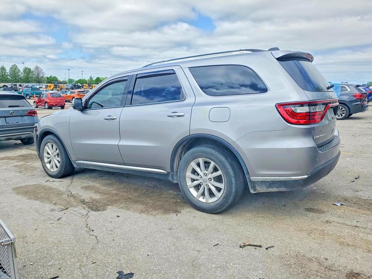 2015 Dodge Durango Sxt Silver vin: 1C4RDHAG7FC916865