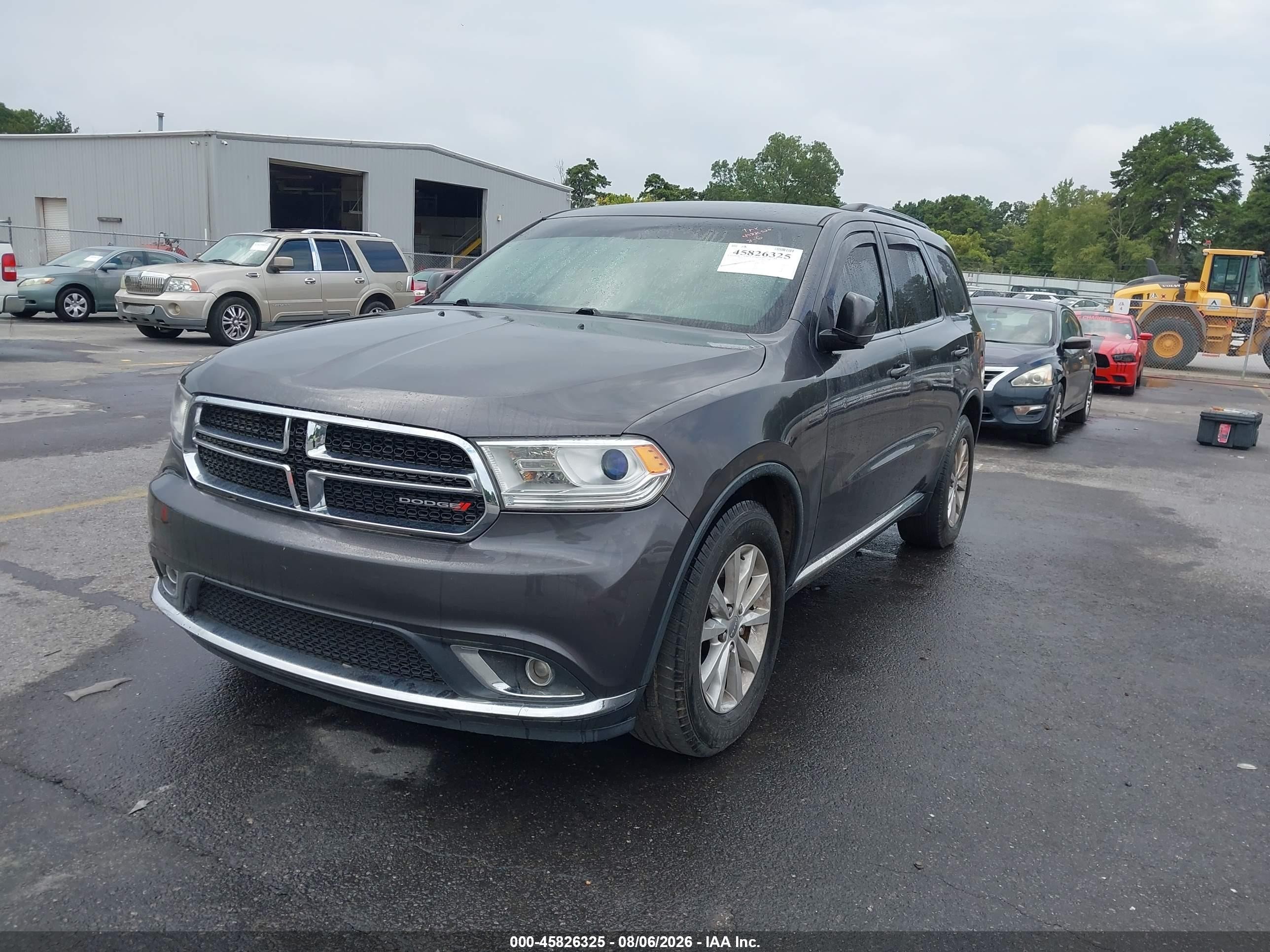 2015 Dodge Durango Sxt Серый vin: 1C4RDHAG7FC953219