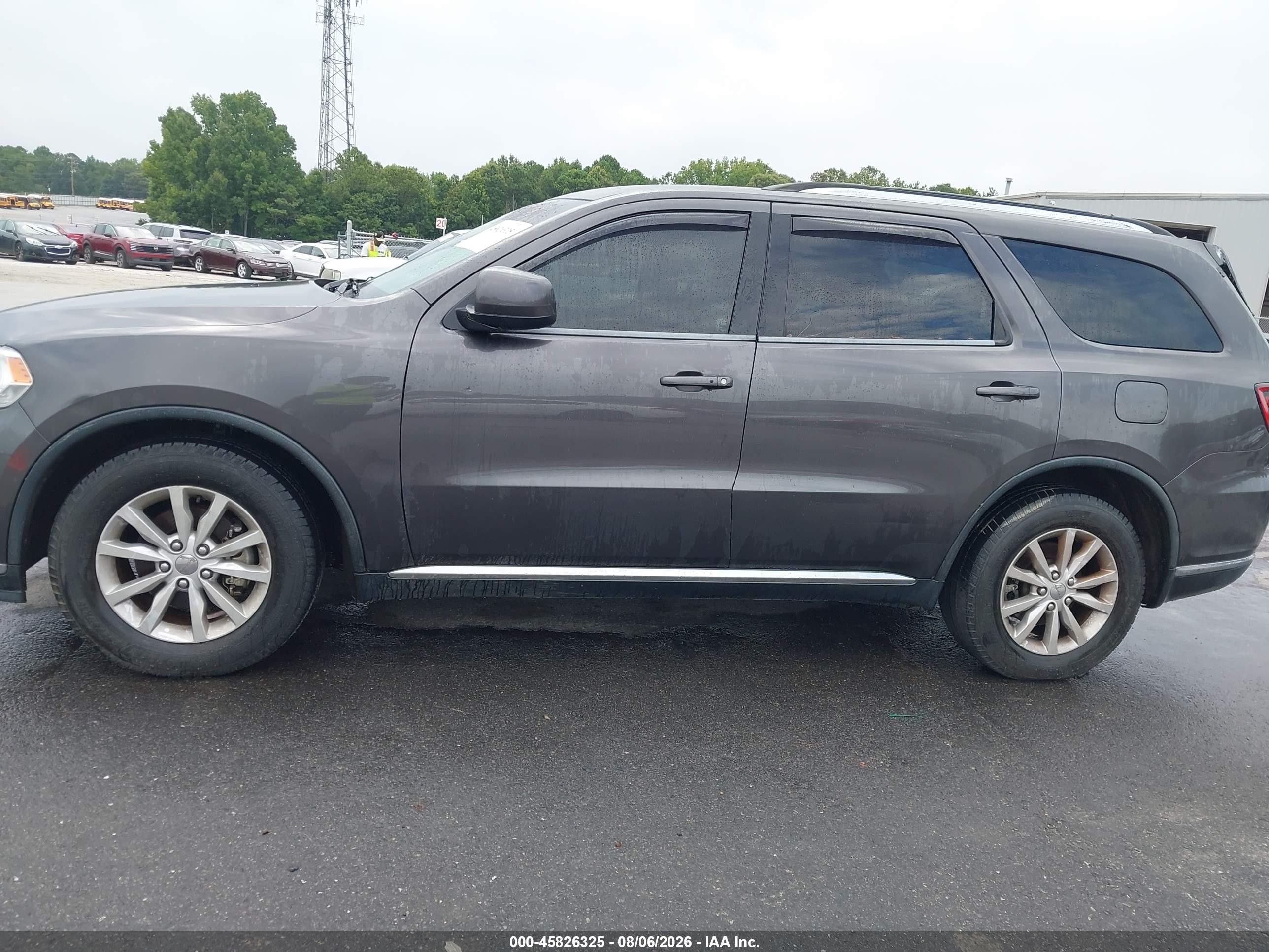 2015 Dodge Durango Sxt Серый vin: 1C4RDHAG7FC953219