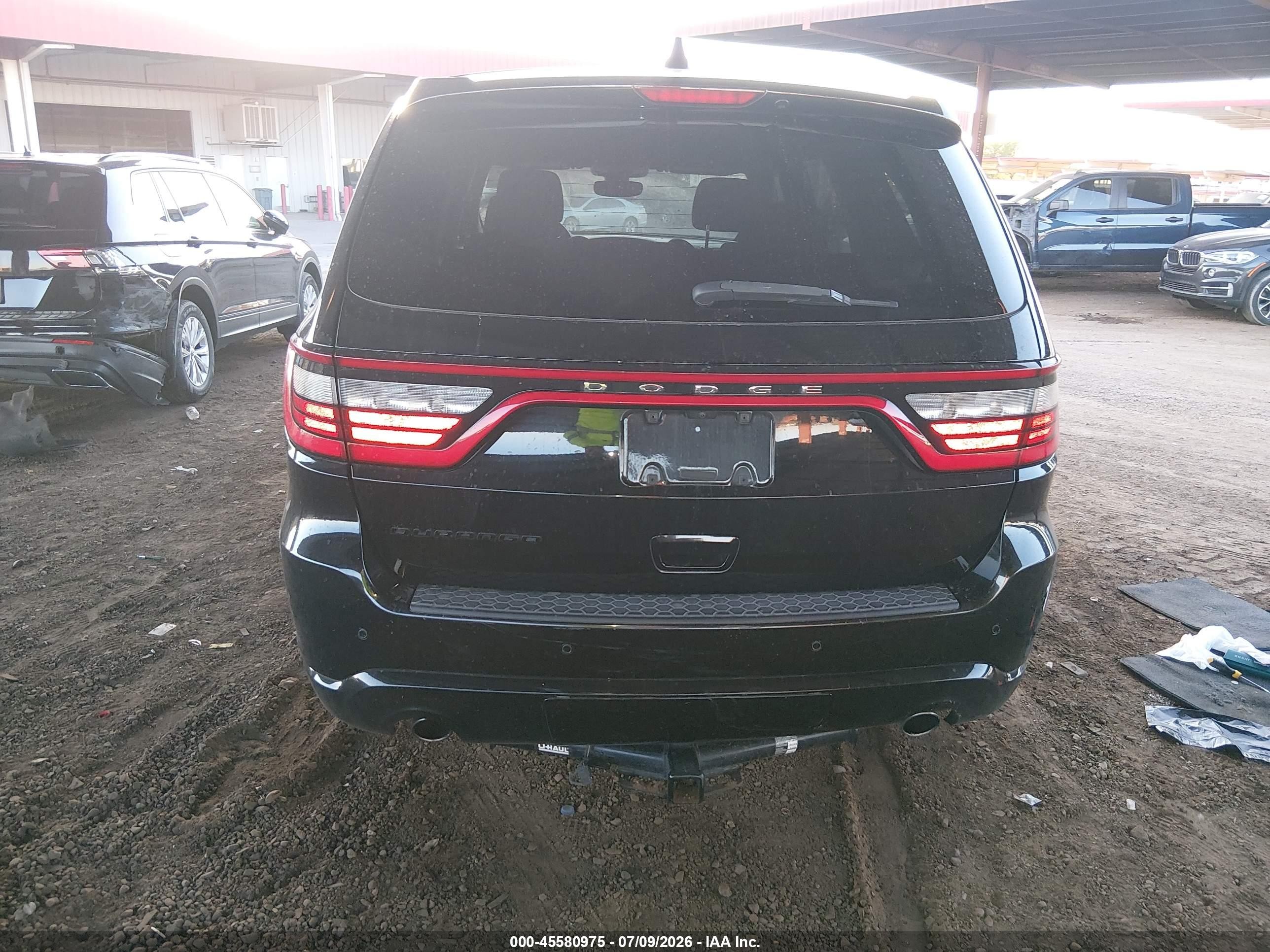 2018 Dodge Durango Sxt Rwd Black vin: 1C4RDHAG7JC413734