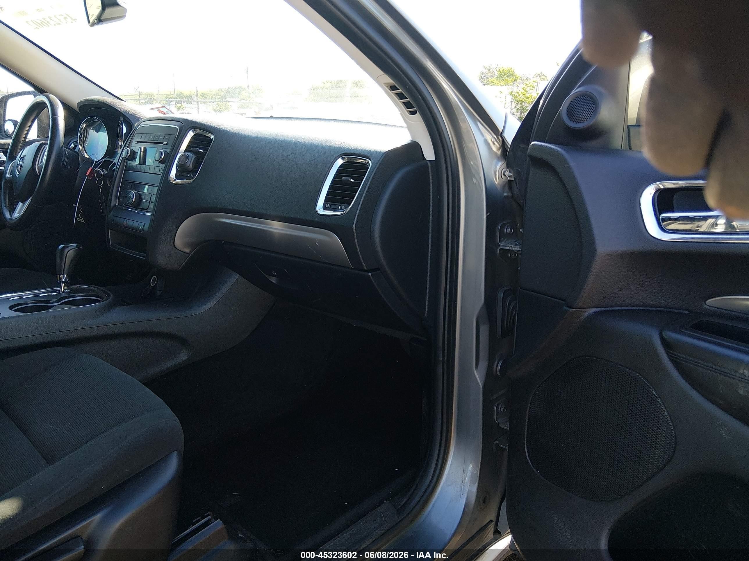 2012 Dodge Durango Sxt Gray vin: 1C4RDHAG8CC204876