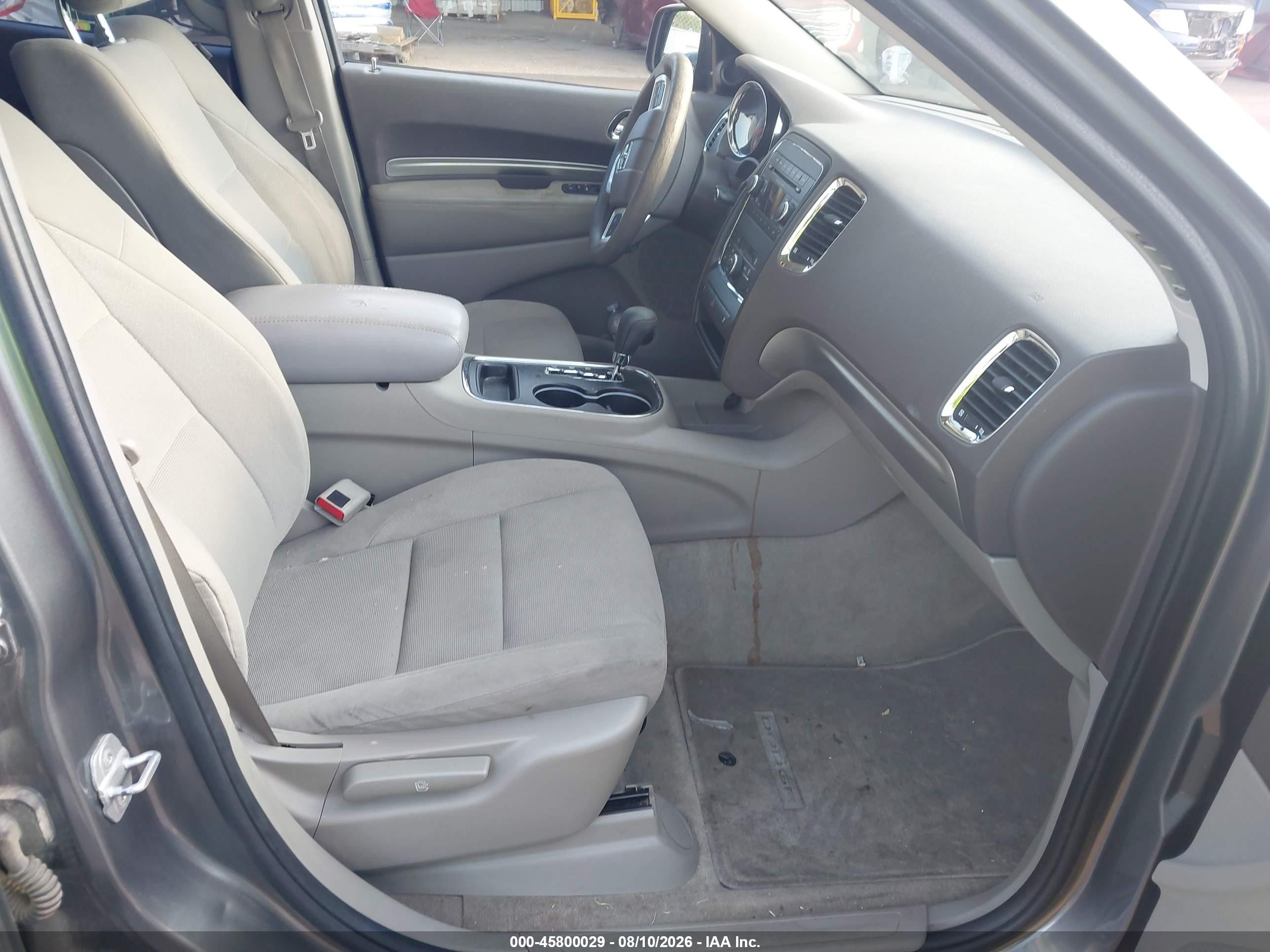 2012 Dodge Durango Sxt Серый vin: 1C4RDHAG8CC237263