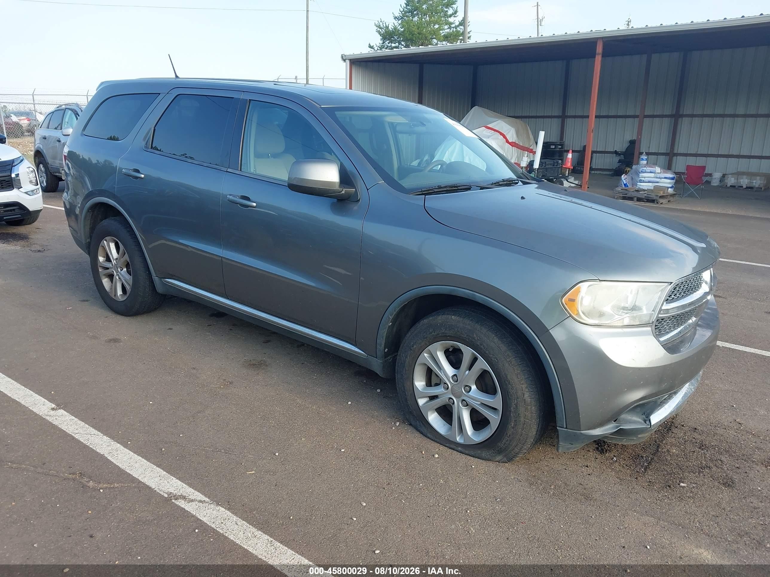 2012 Dodge Durango Sxt Gray vin: 1C4RDHAG8CC237263