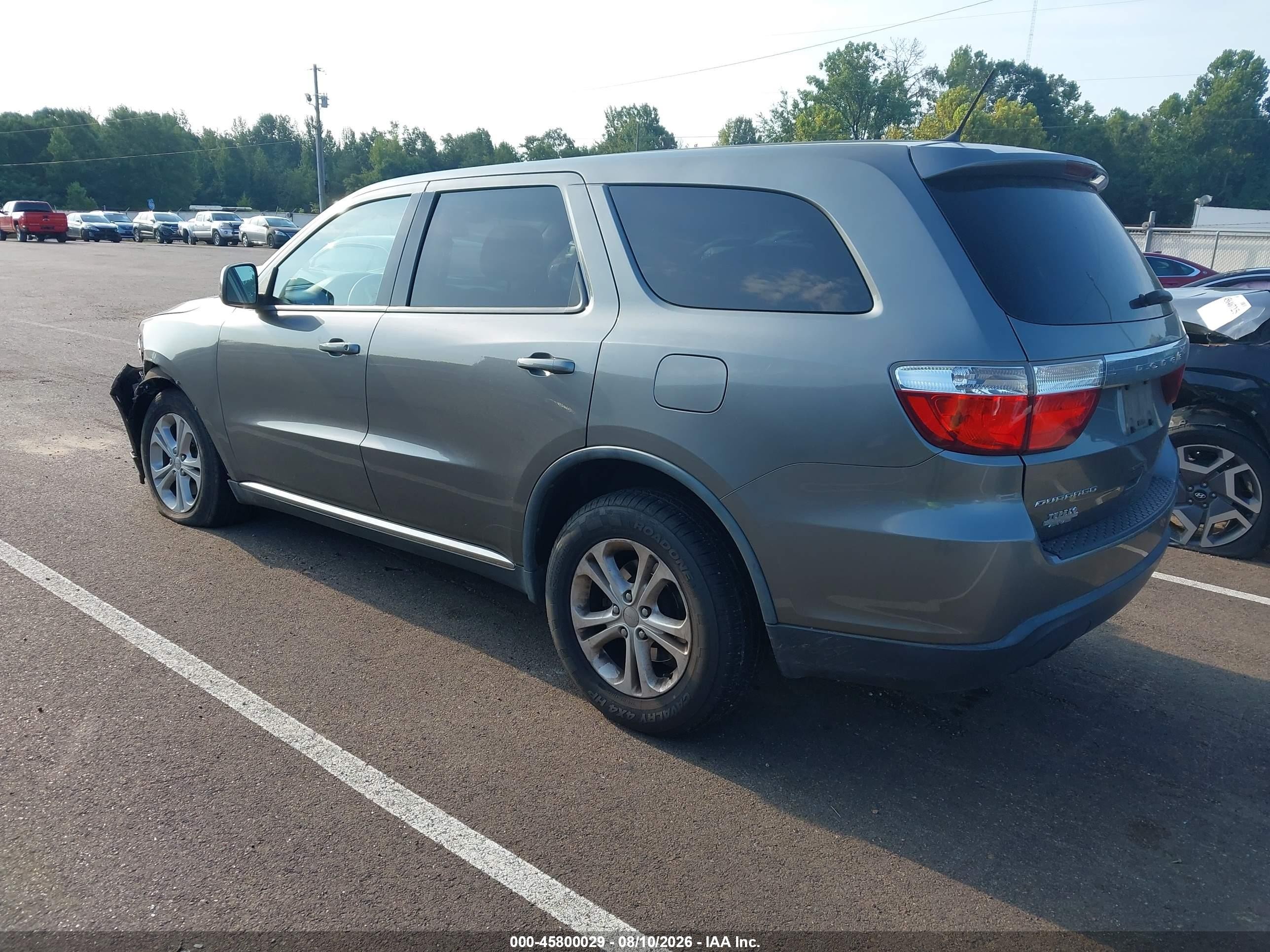 2012 Dodge Durango Sxt Серый vin: 1C4RDHAG8CC237263