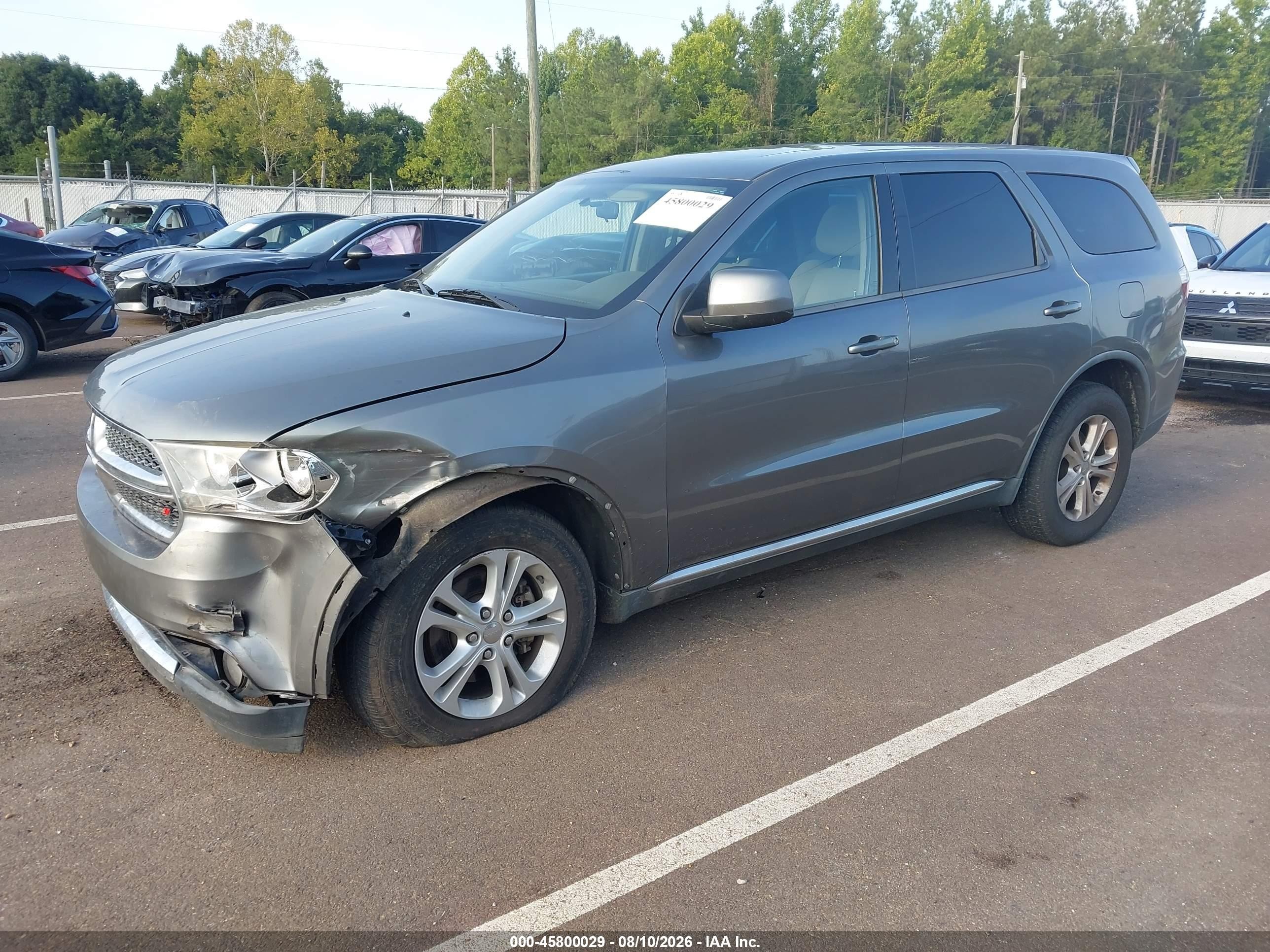 2012 Dodge Durango Sxt Серый vin: 1C4RDHAG8CC237263