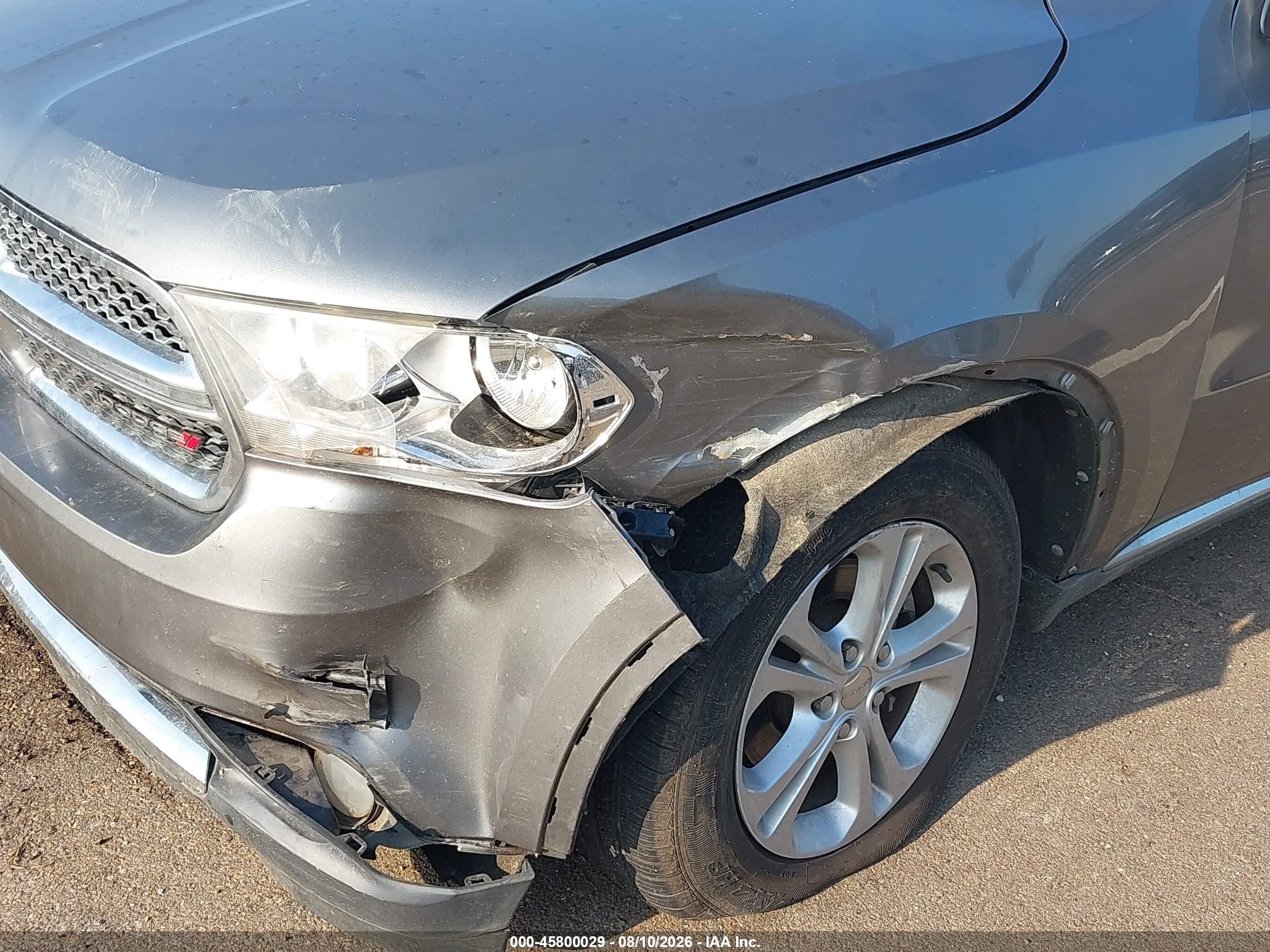 2012 Dodge Durango Sxt Серый vin: 1C4RDHAG8CC237263