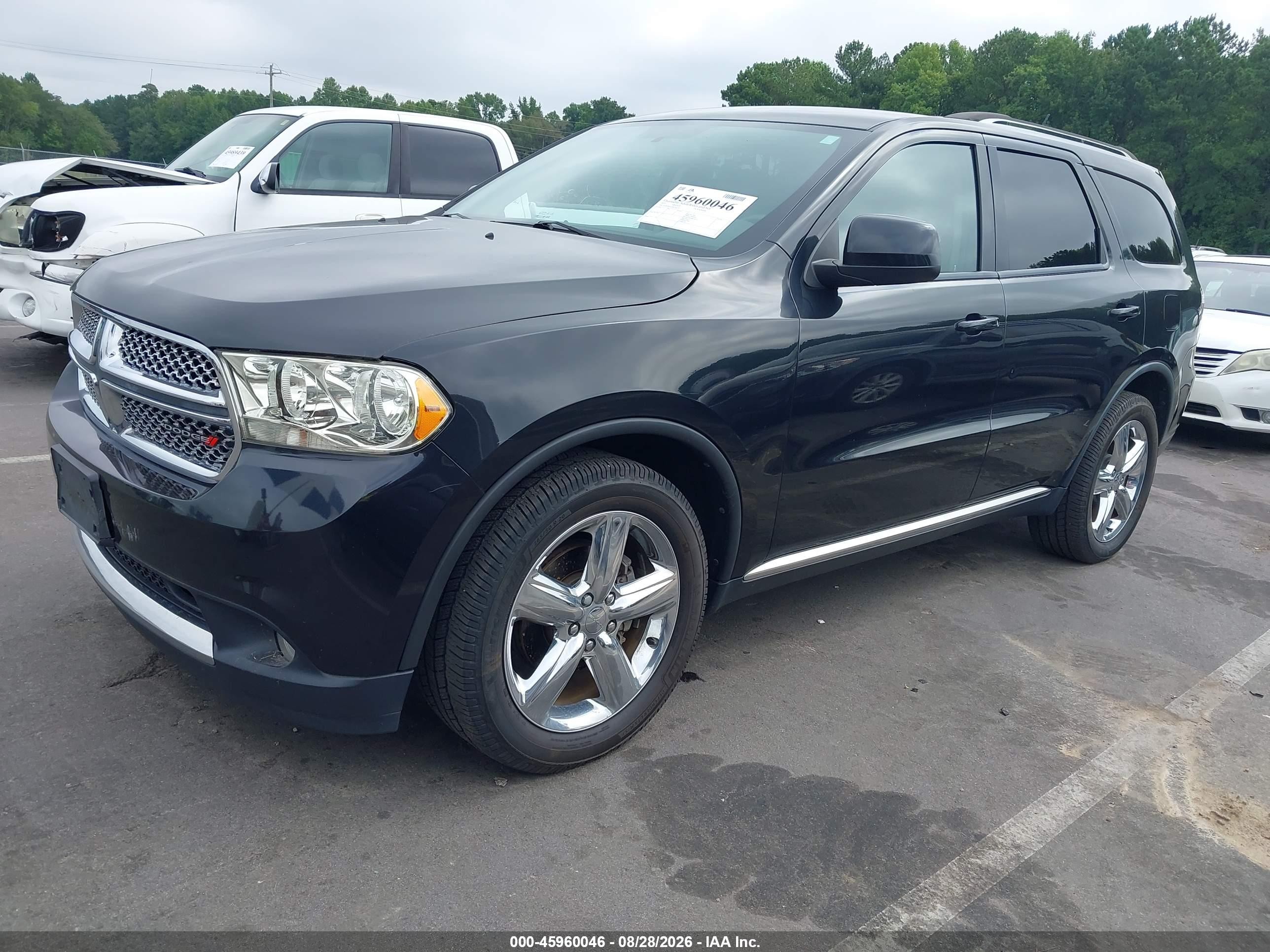 2013 Dodge Durango Sxt Black vin: 1C4RDHAG8DC693197