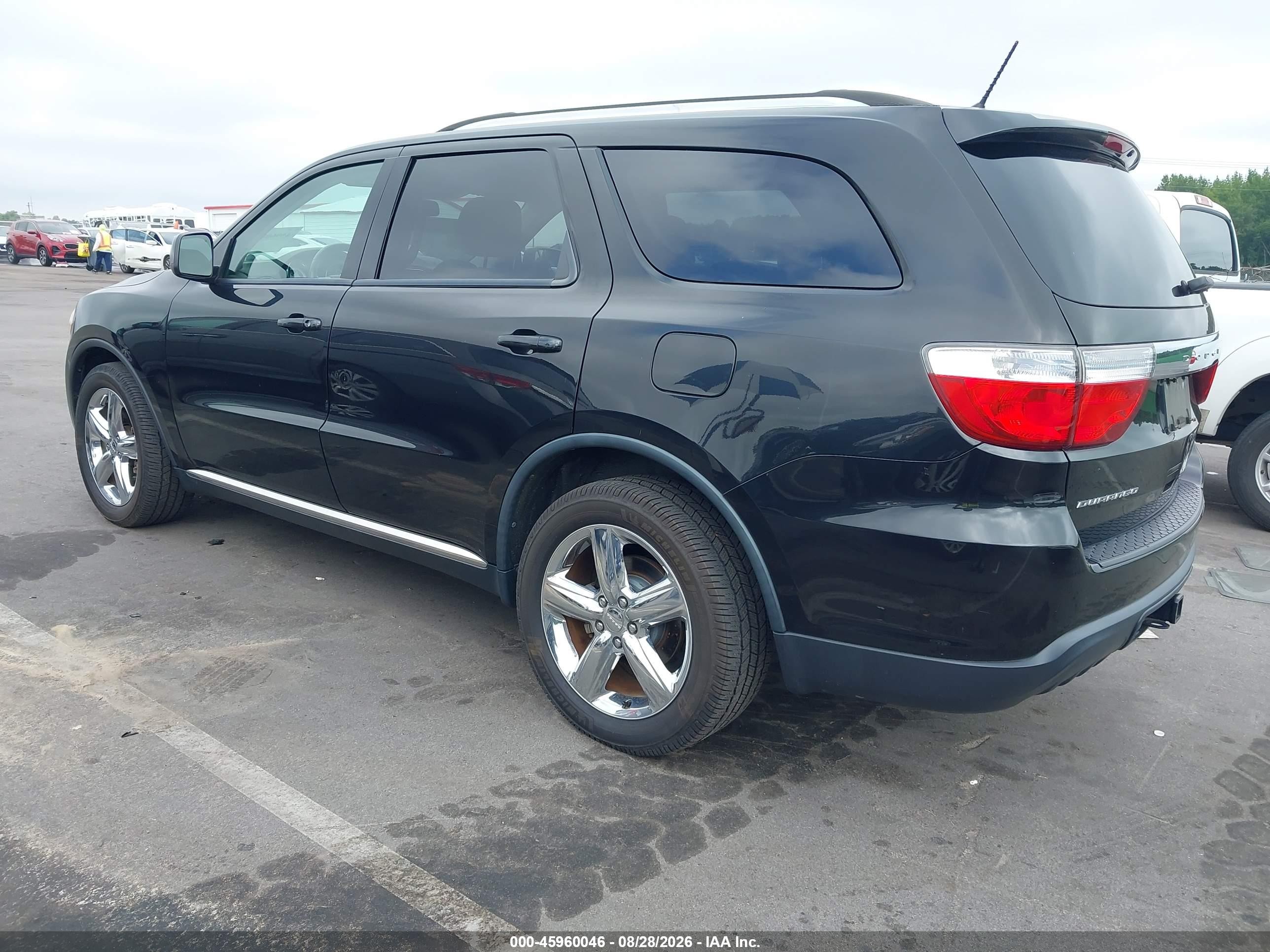 2013 Dodge Durango Sxt Black vin: 1C4RDHAG8DC693197