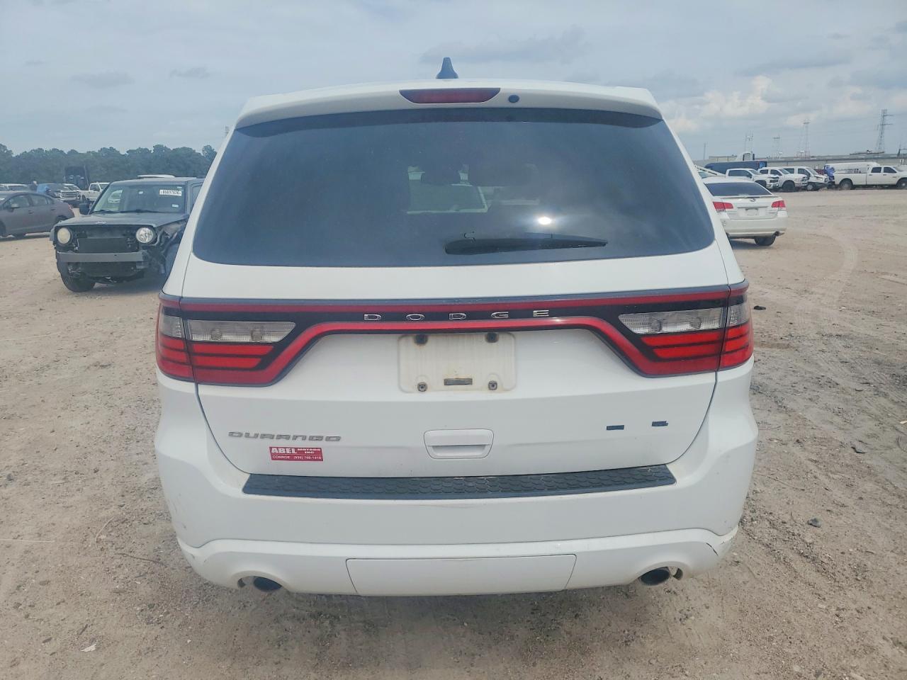2014 Dodge Durango Sxt White vin: 1C4RDHAG8EC266720